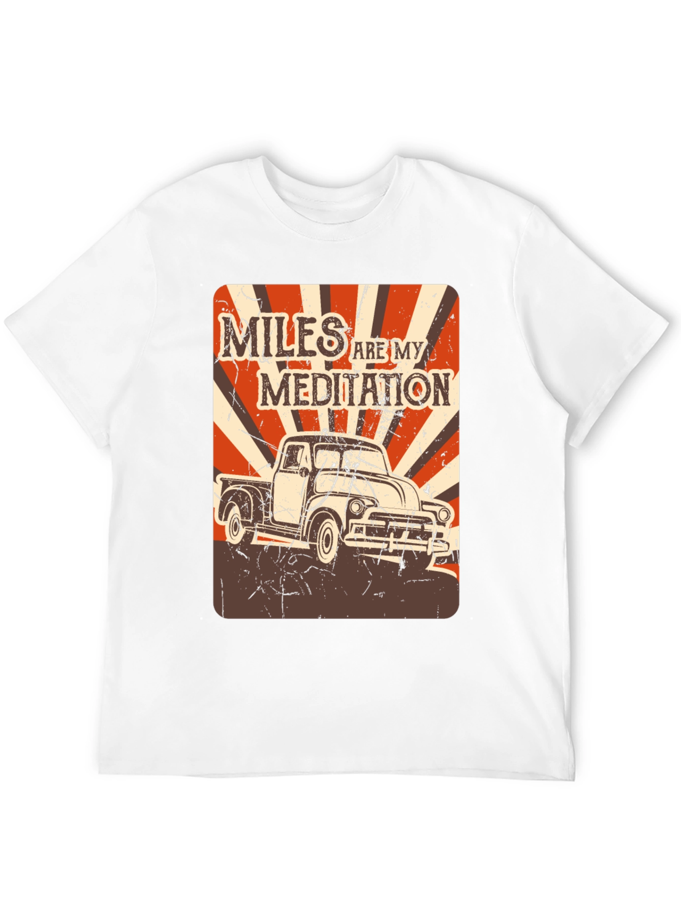 Miles Are My Meditation Truck Graphic Tee