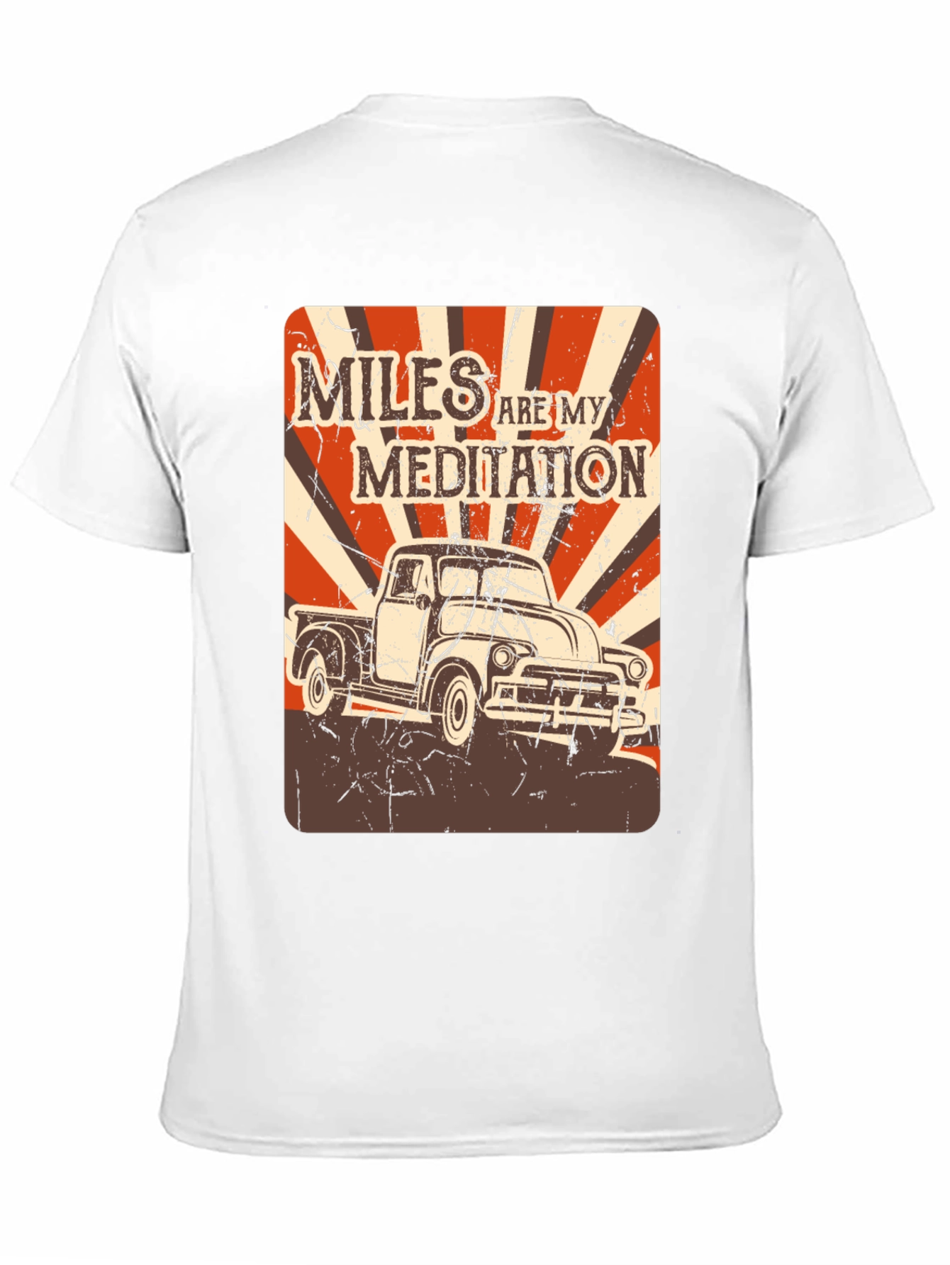 Miles Are My Meditation Truck Graphic Tee
