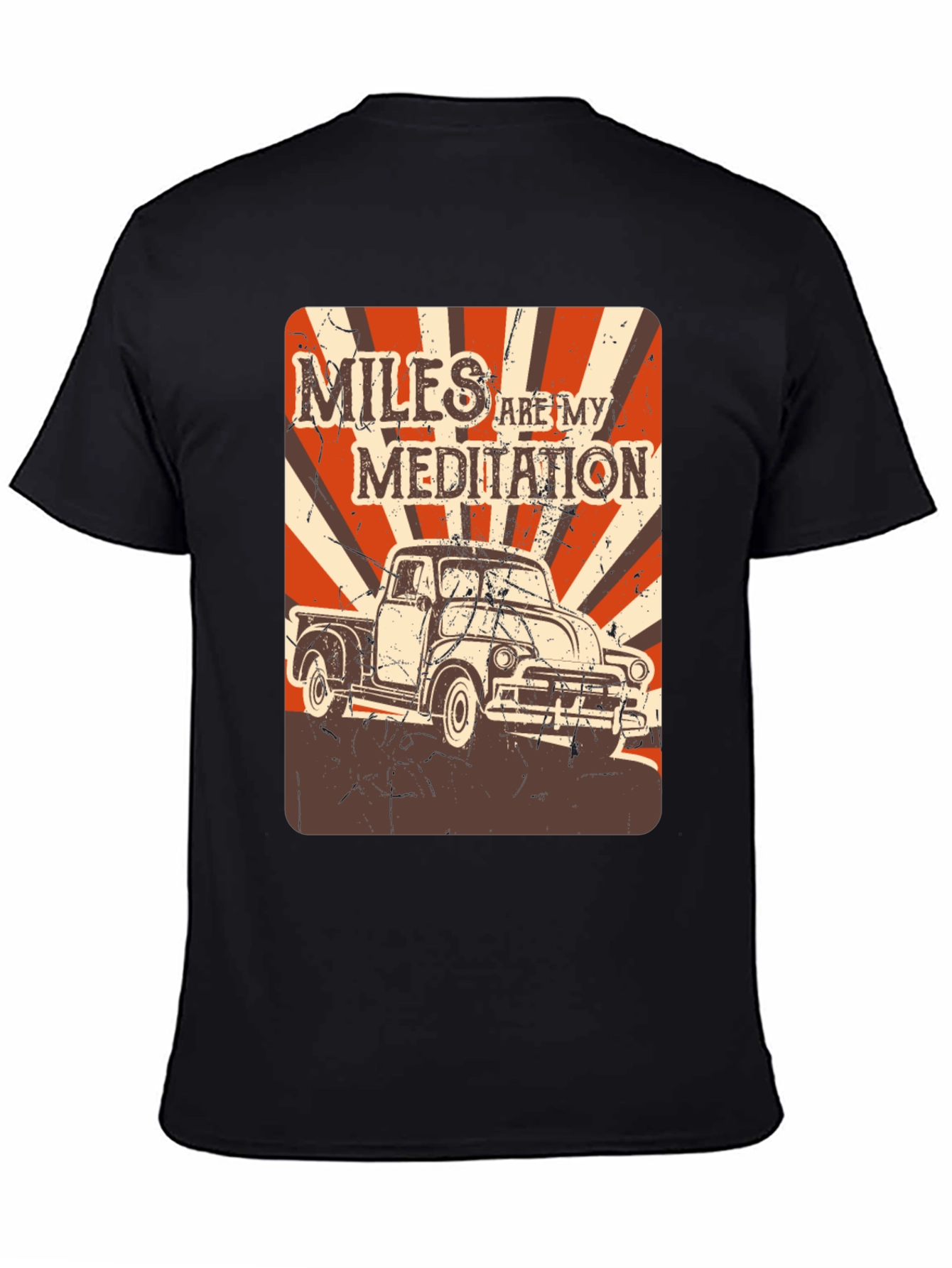 Miles Are My Meditation Truck Graphic Tee