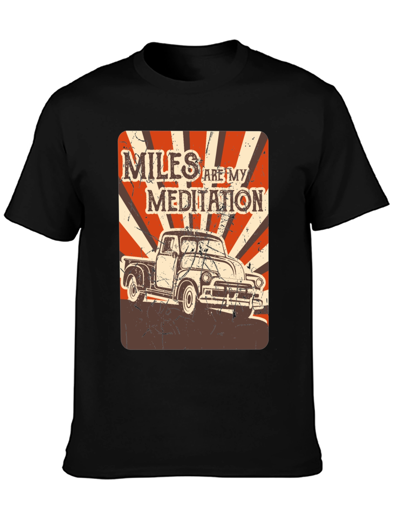 Miles Are My Meditation Truck Graphic Tee