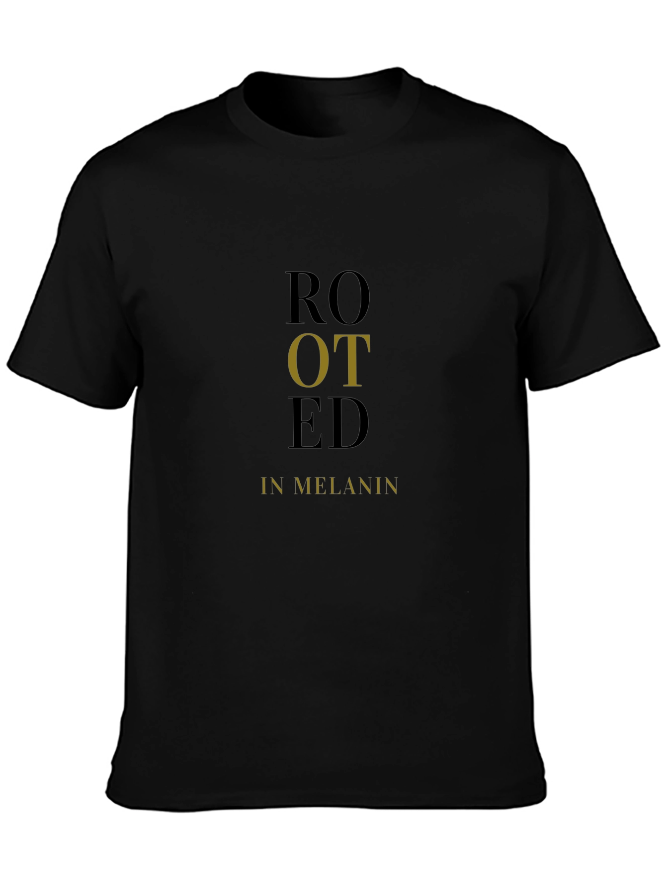 Rooted In Melanin Graphic Tee - Black