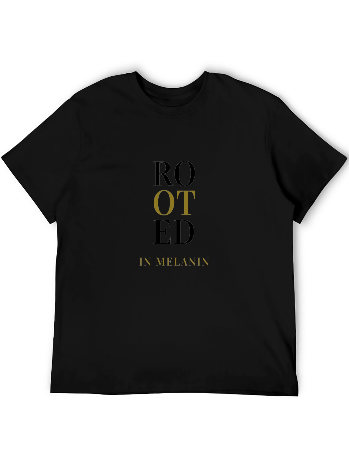 Rooted In Melanin Graphic Tee - Black