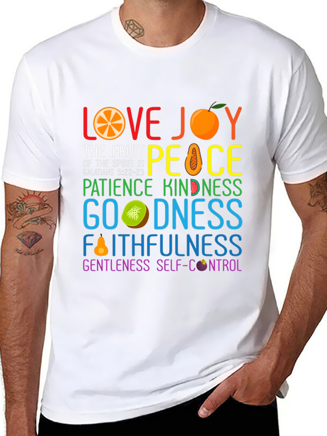 Fruit of the Spirit Graphic Tee - Christian T-Shirt
