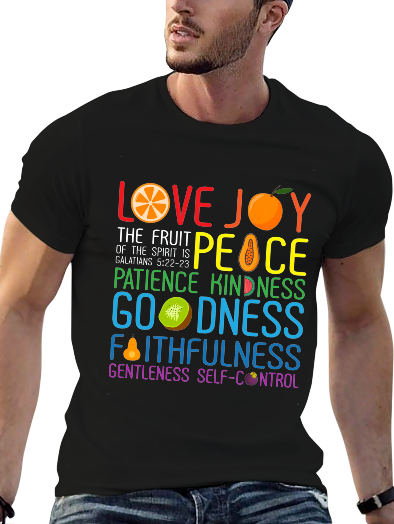 Fruit of the Spirit Graphic Tee - Christian T-Shirt