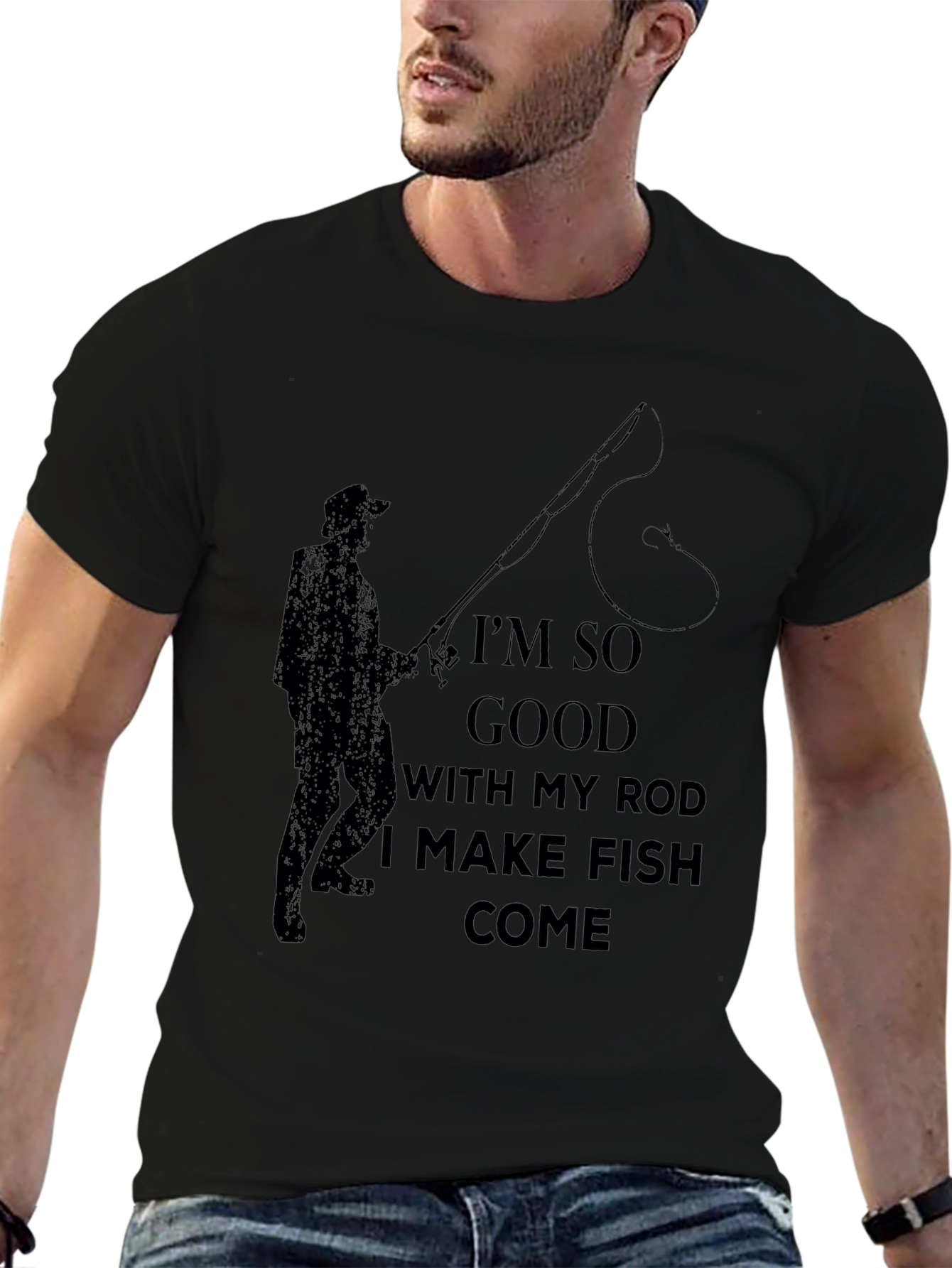 Fishing Humor T-Shirt -  I Make Fish Come