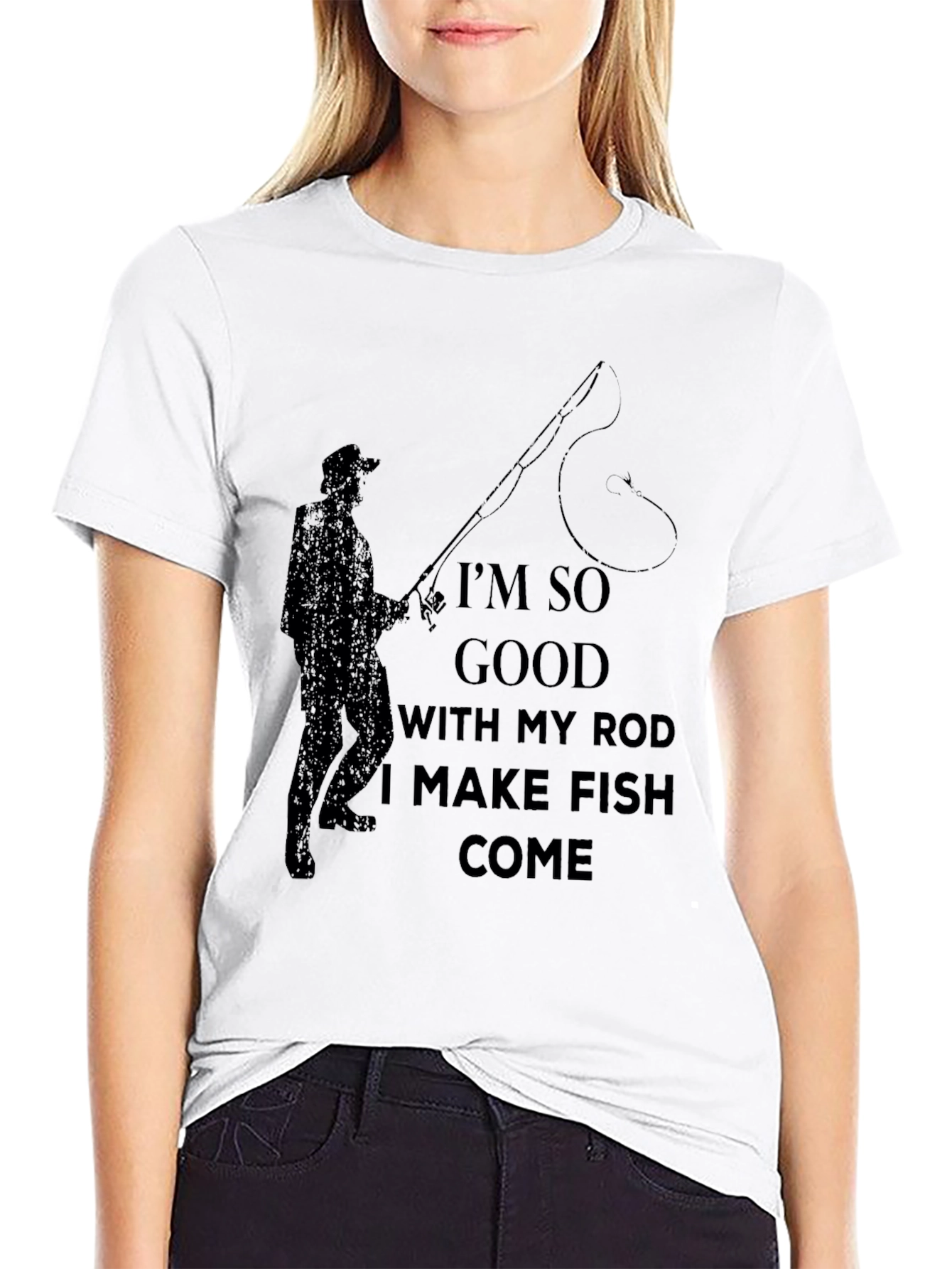 Fishing Humor T-Shirt -  I Make Fish Come