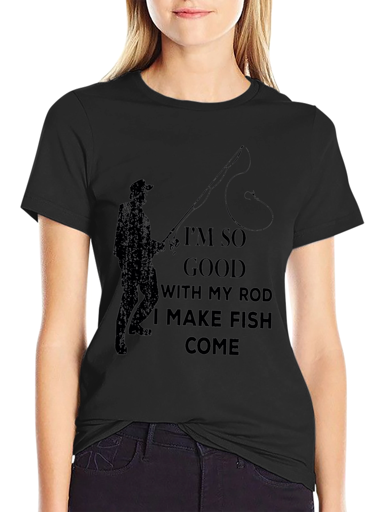 Fishing Humor T-Shirt -  I Make Fish Come