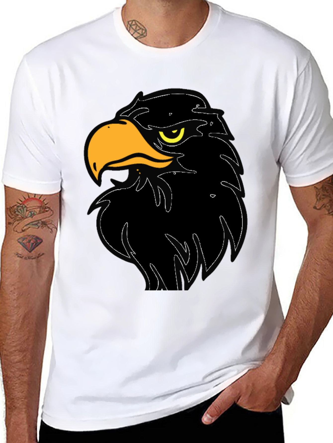 Eagle Graphic Black T-Shirt