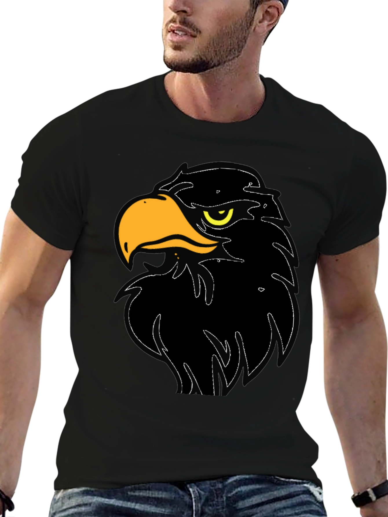 Eagle Graphic Black T-Shirt