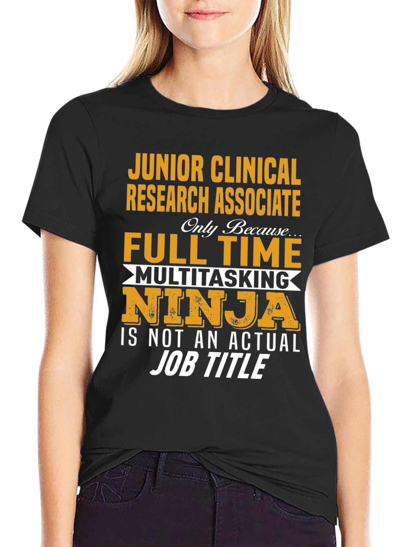 Junior Clinical Research Associate Full Time Ninja T-Shirt