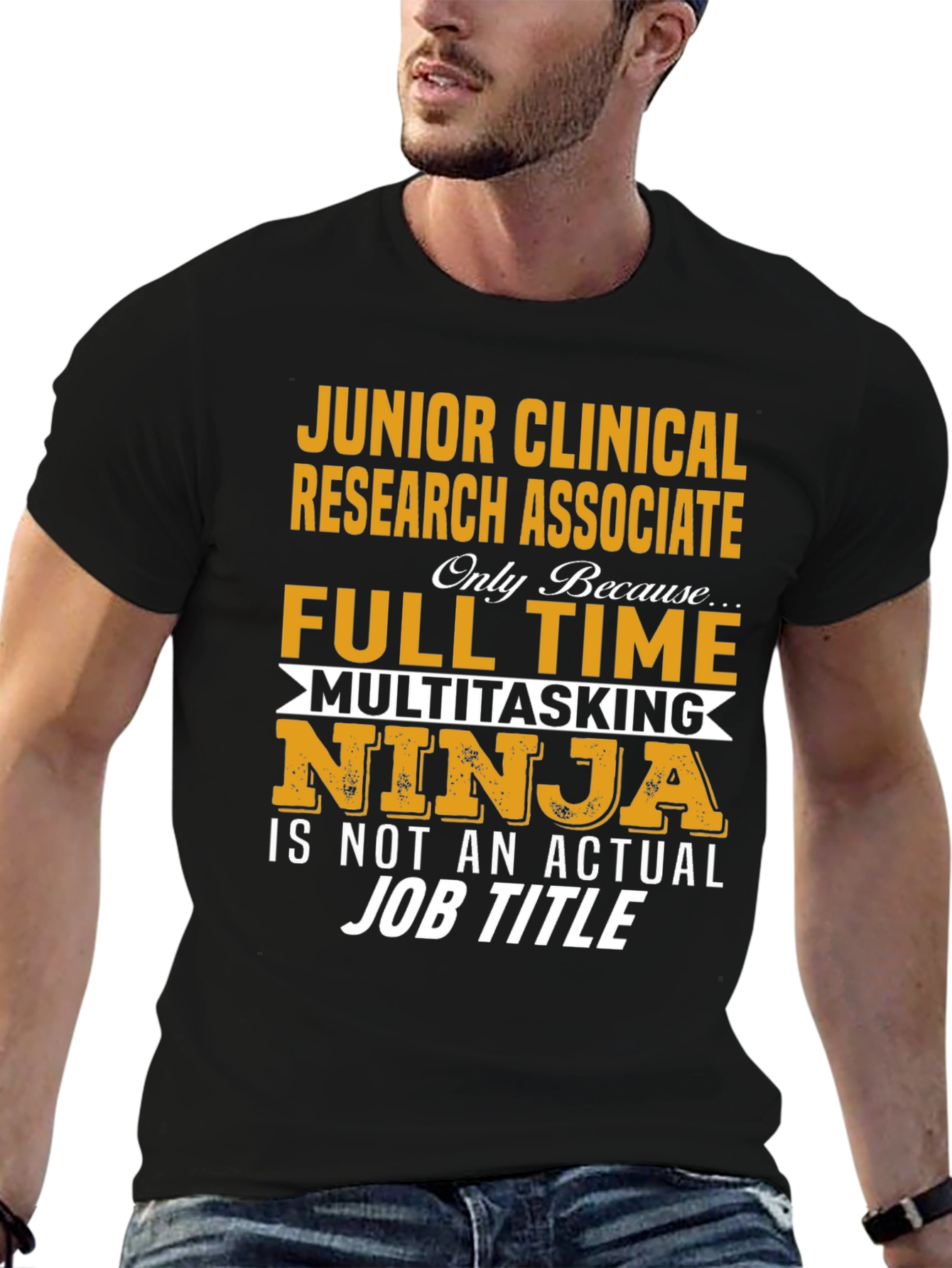 Junior Clinical Research Associate Full Time Ninja T-Shirt