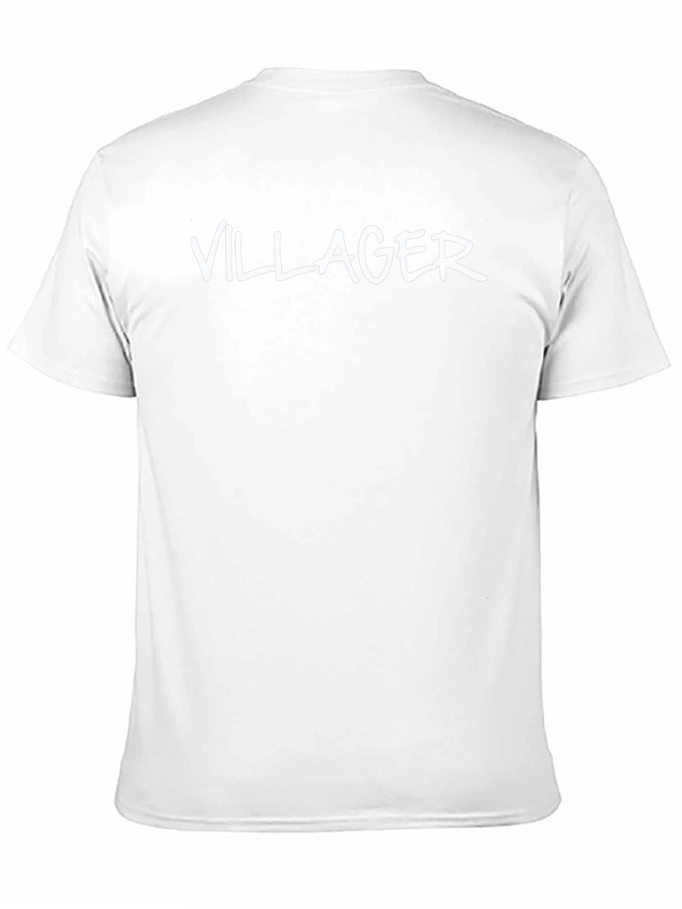 Villager Graphic Tee - Black Cotton Blend