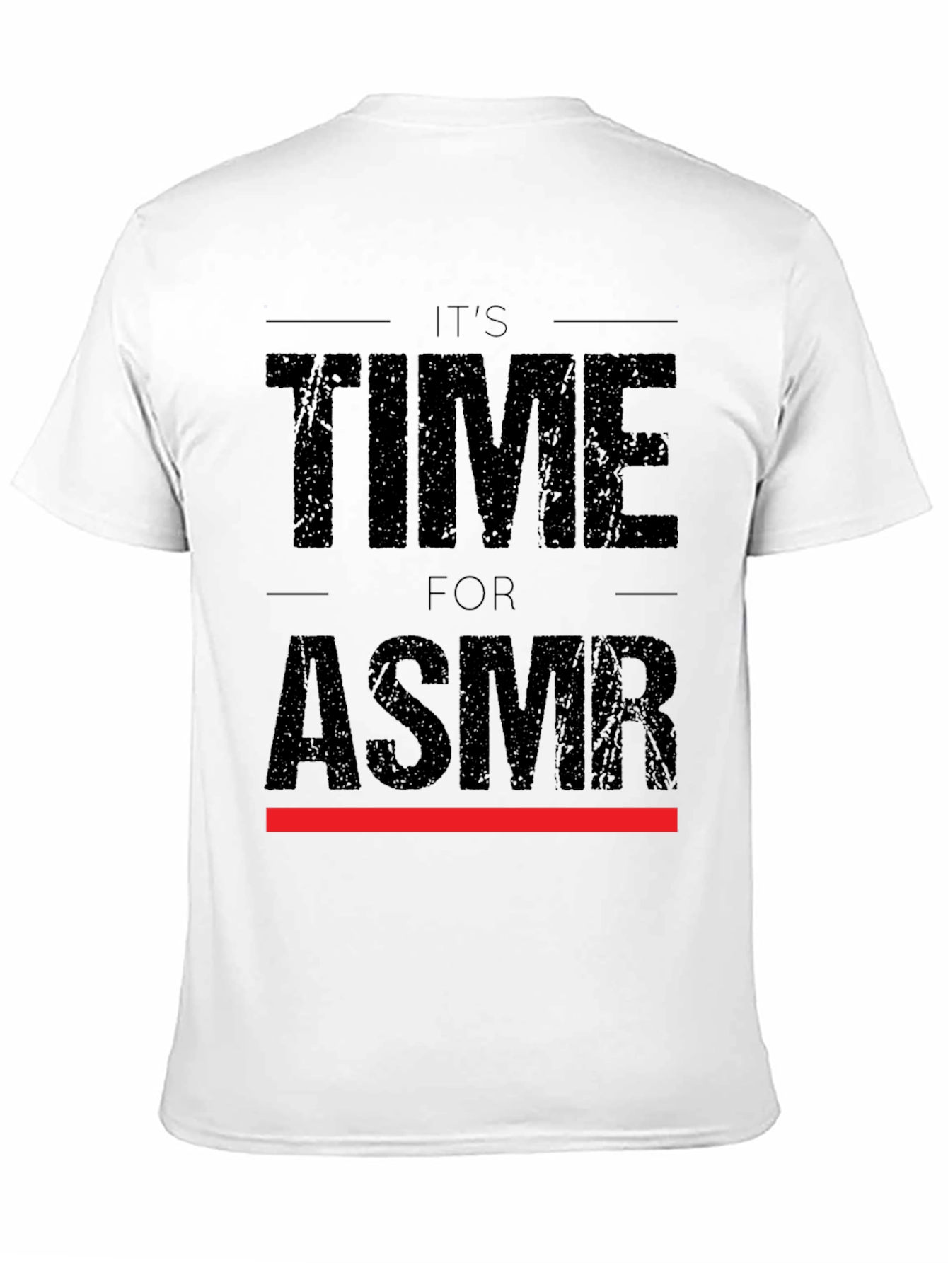 Its Time for ASMR Black Graphic Tee