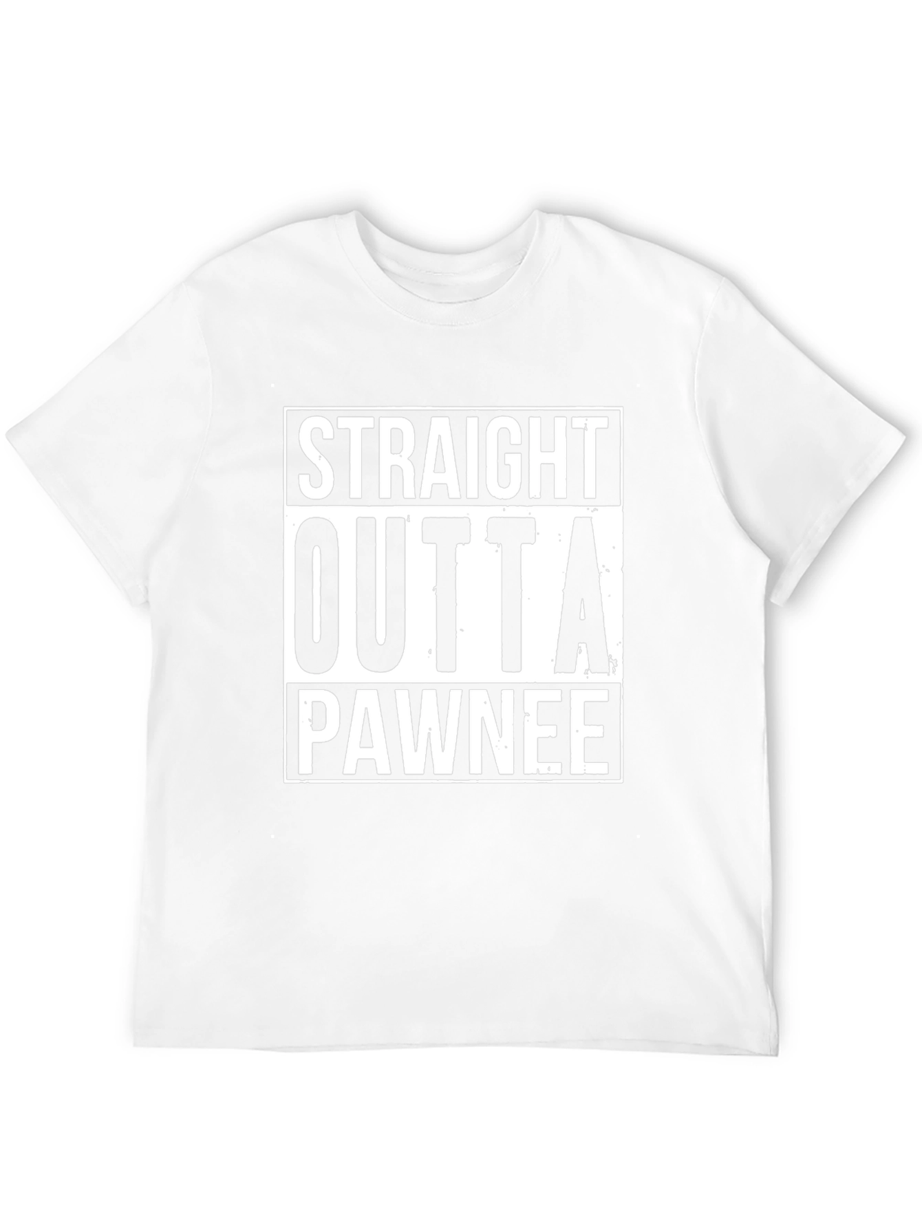 Straight Outta Pawnee Black T-Shirt