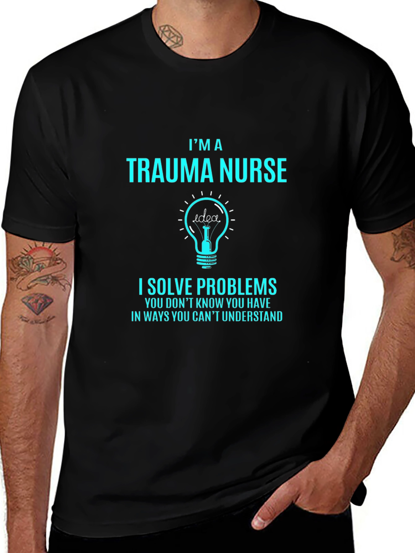 Trauma Nurse T-Shirt - I Solve Problems Tee