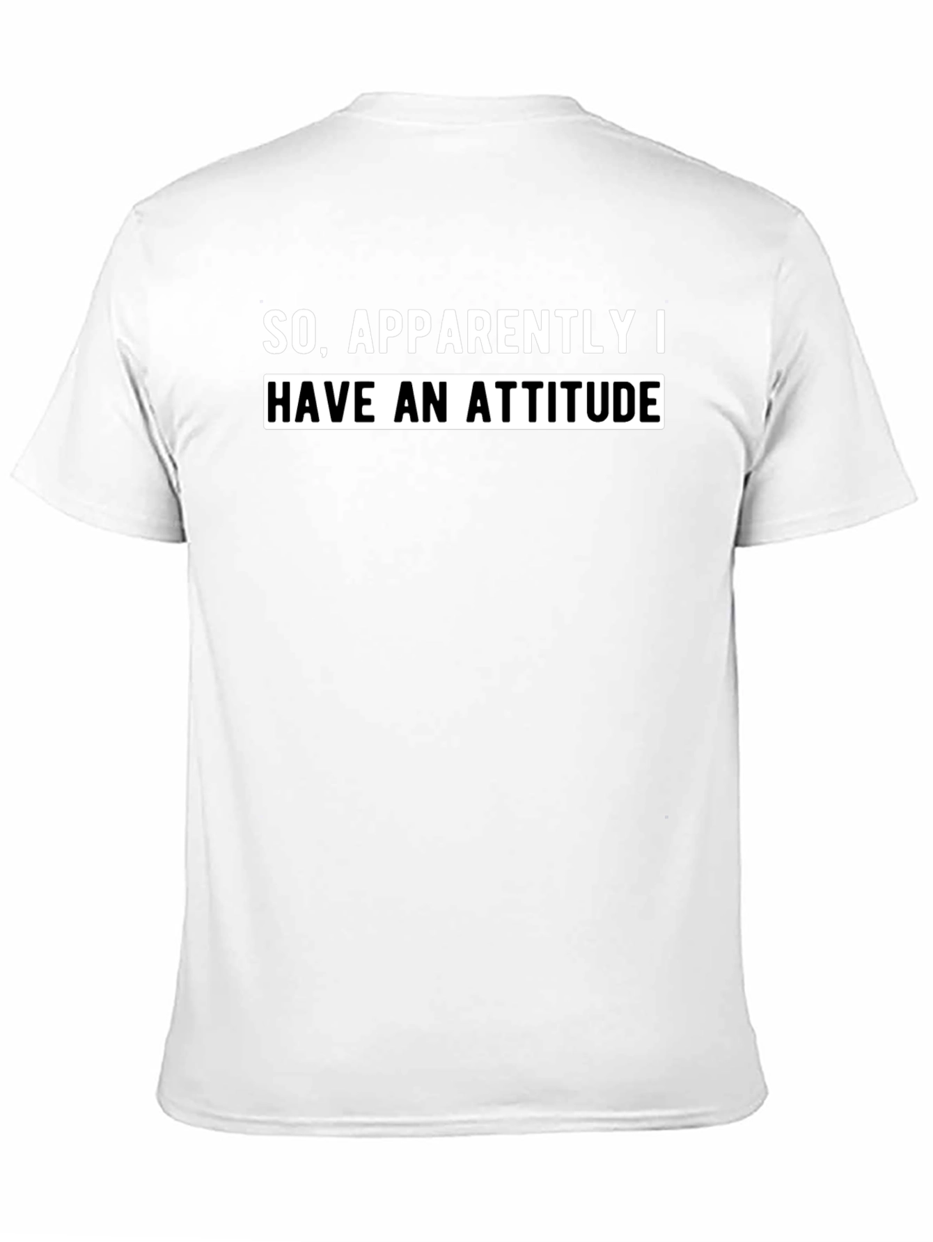 Attitude Statement Black T-Shirt