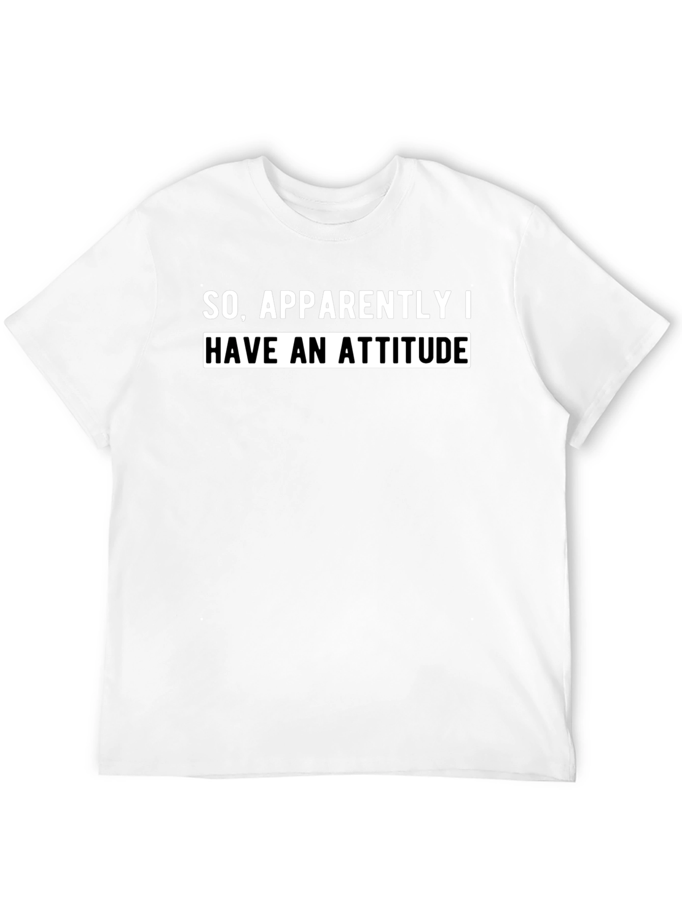 Attitude Statement Black T-Shirt