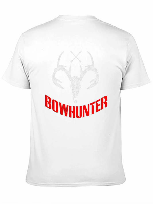 Bowhunter Skull Graphic T-Shirt - Black