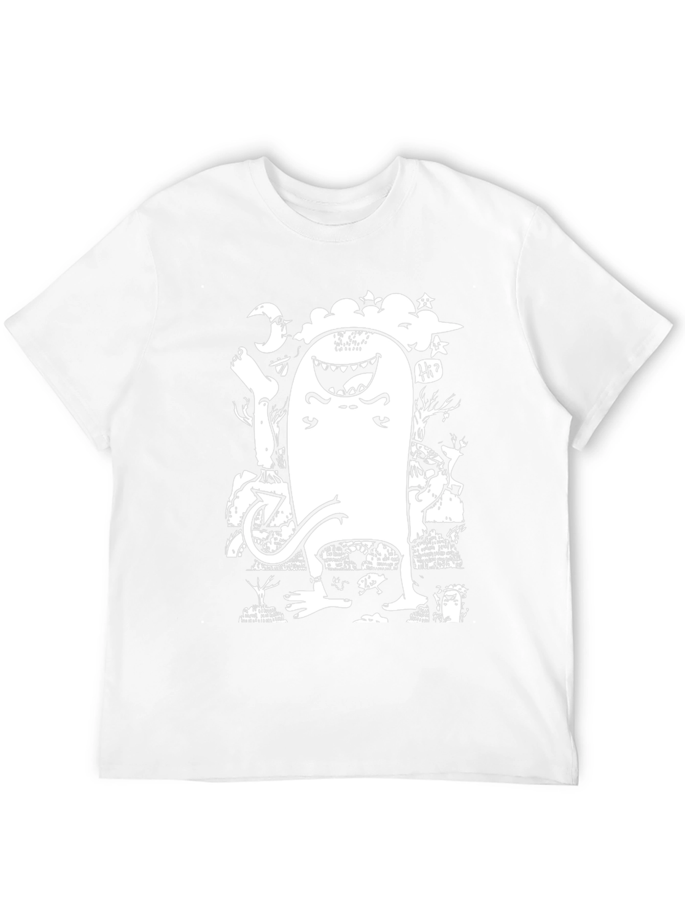 Monster Graphic Tee - Black