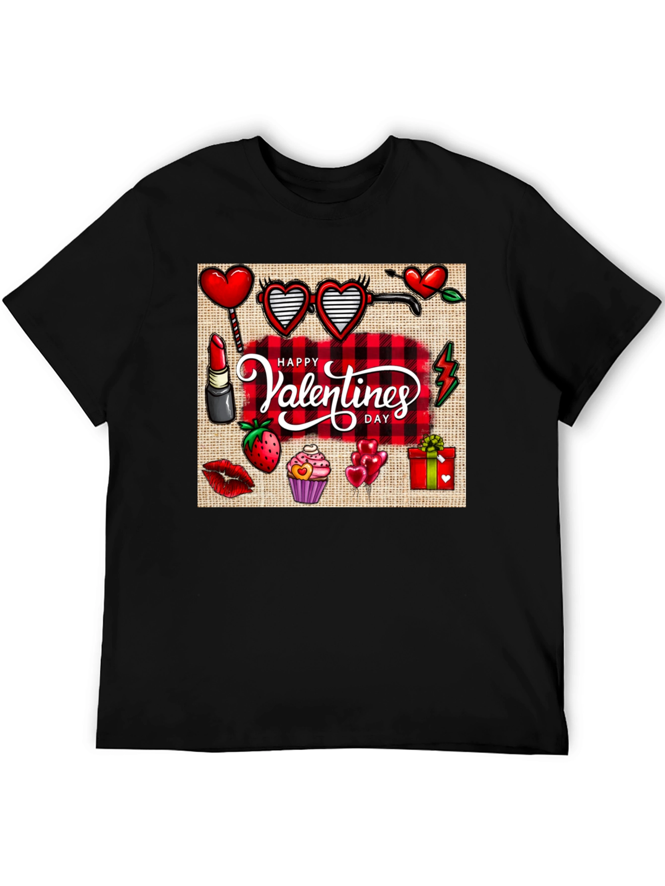 Happy Valentines Day Graphic T-Shirt