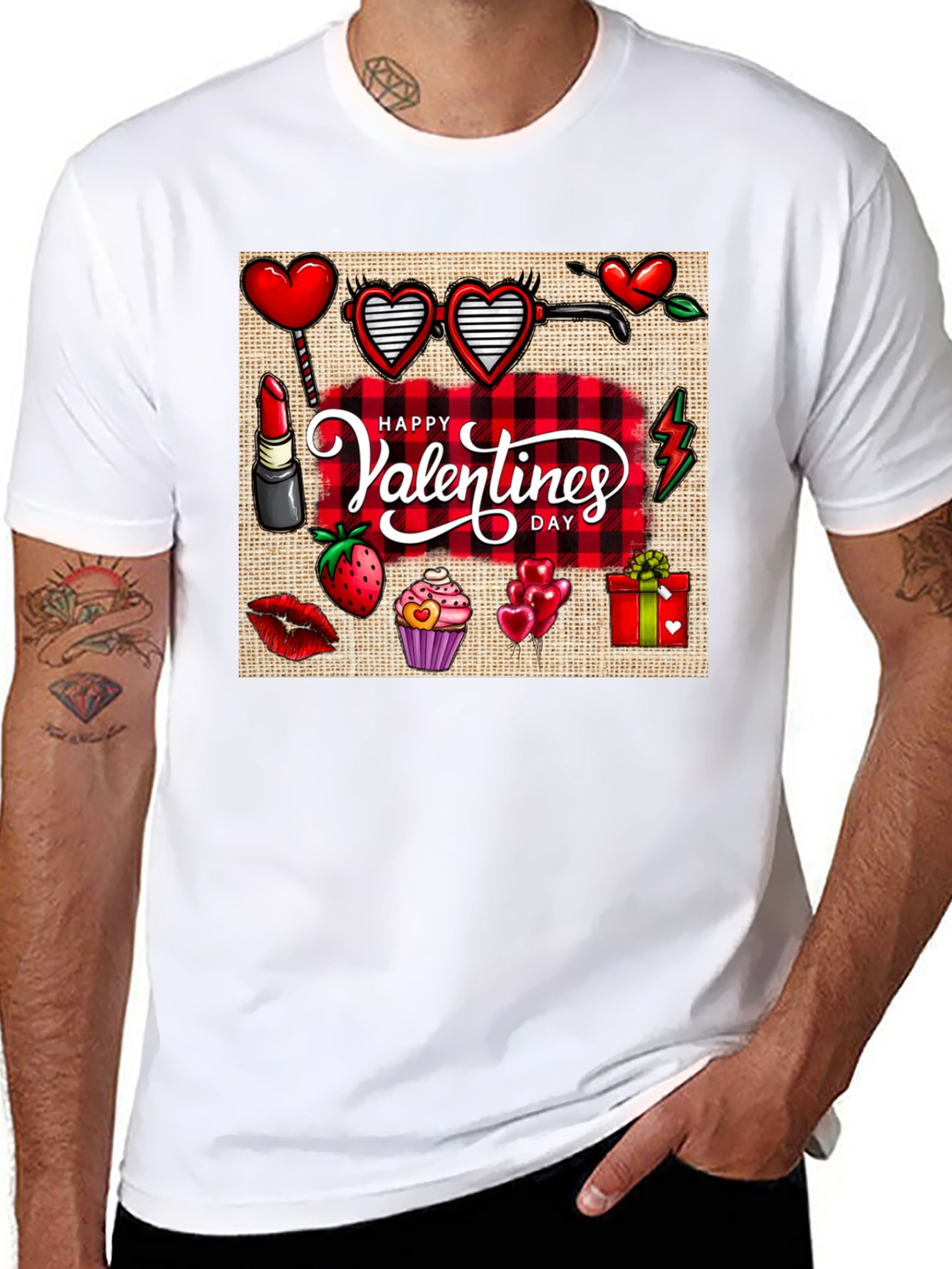 Happy Valentines Day Graphic T-Shirt