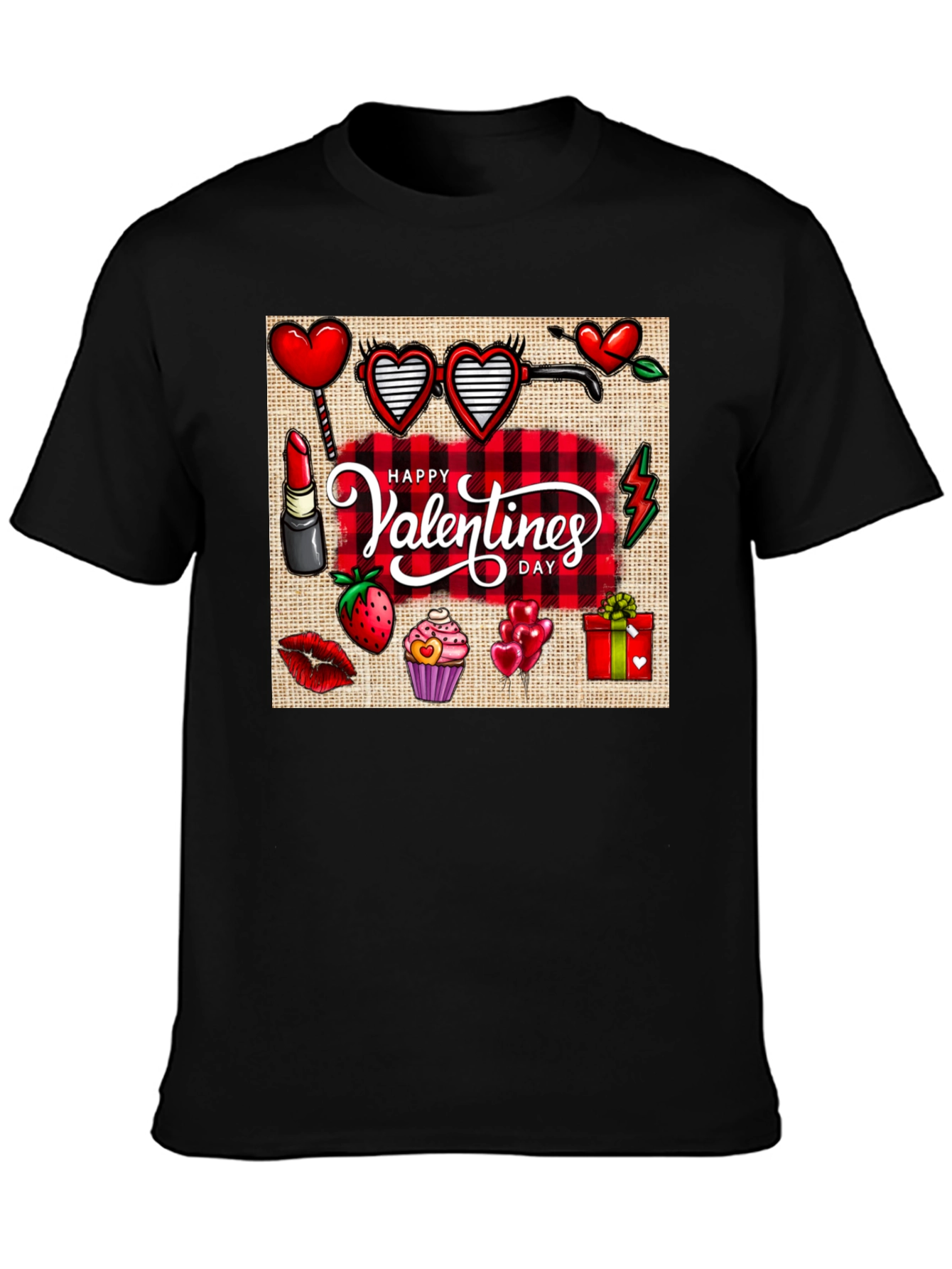 Happy Valentines Day Graphic T-Shirt