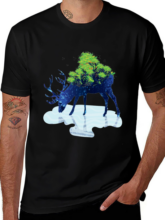 Deer Nature T-Shirt - Unique Graphic Tee