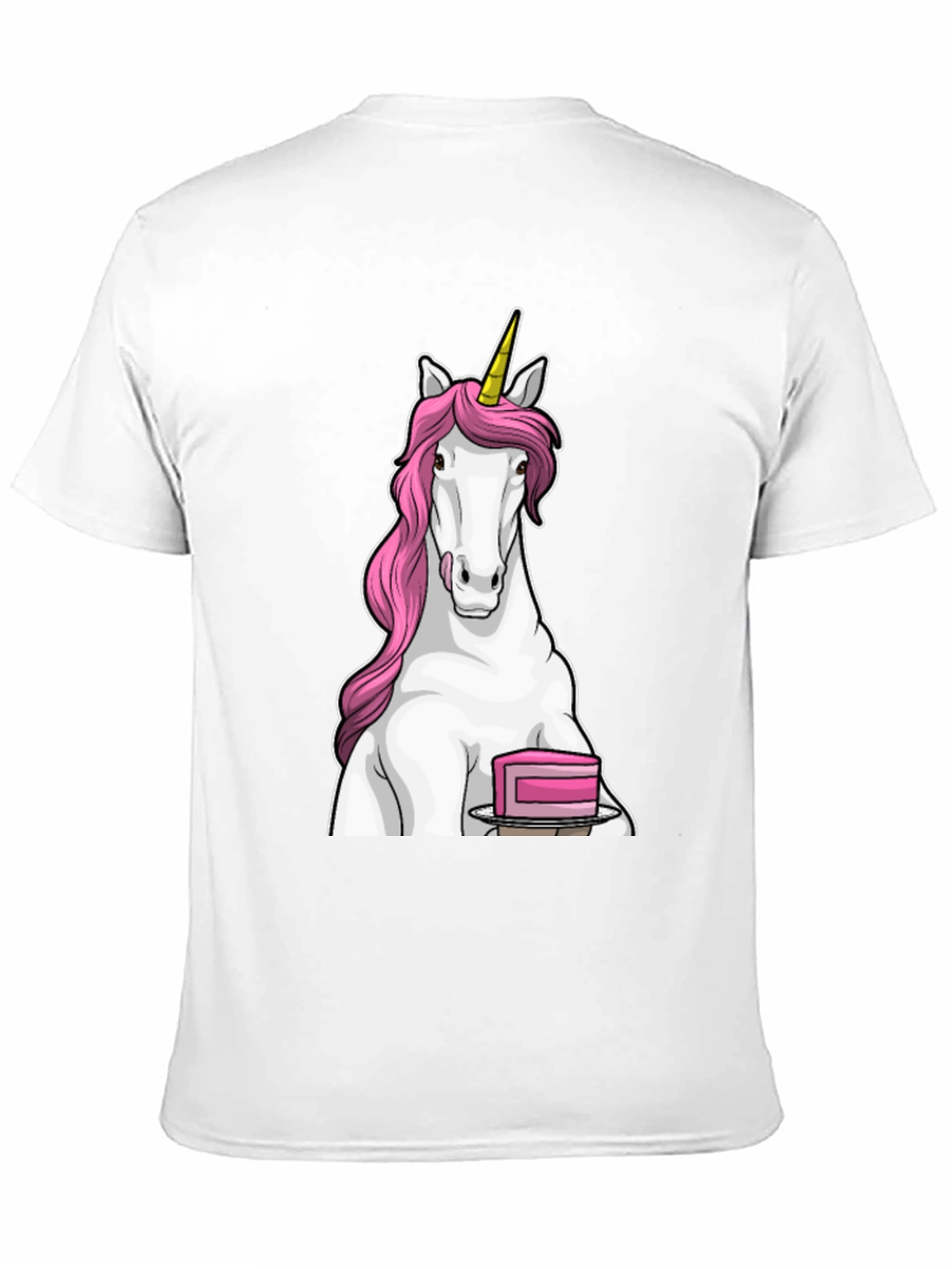Unicorn & Cake Black T-Shirt