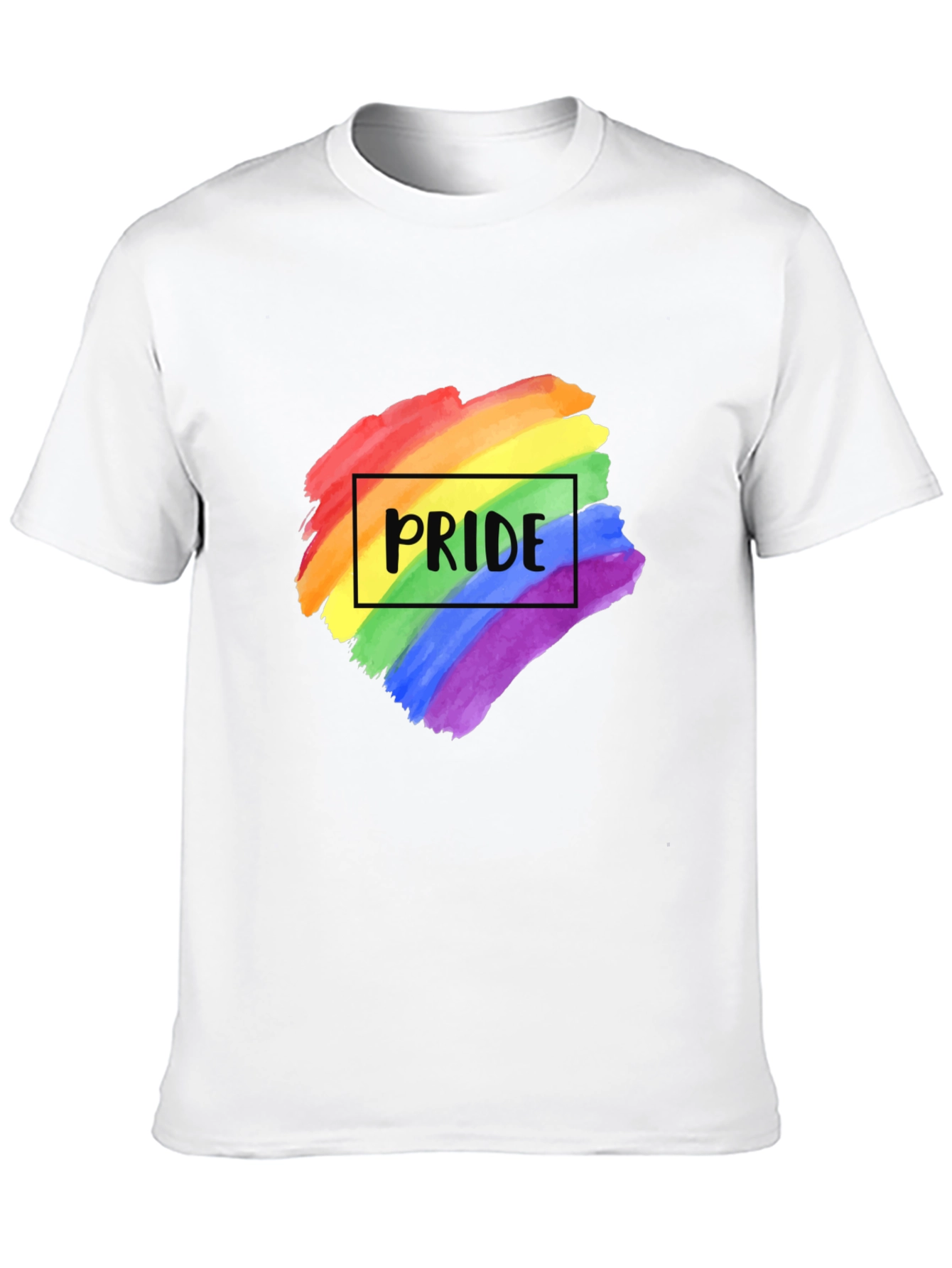 Pride Rainbow T-Shirt - Black LGBTQ+ Tee