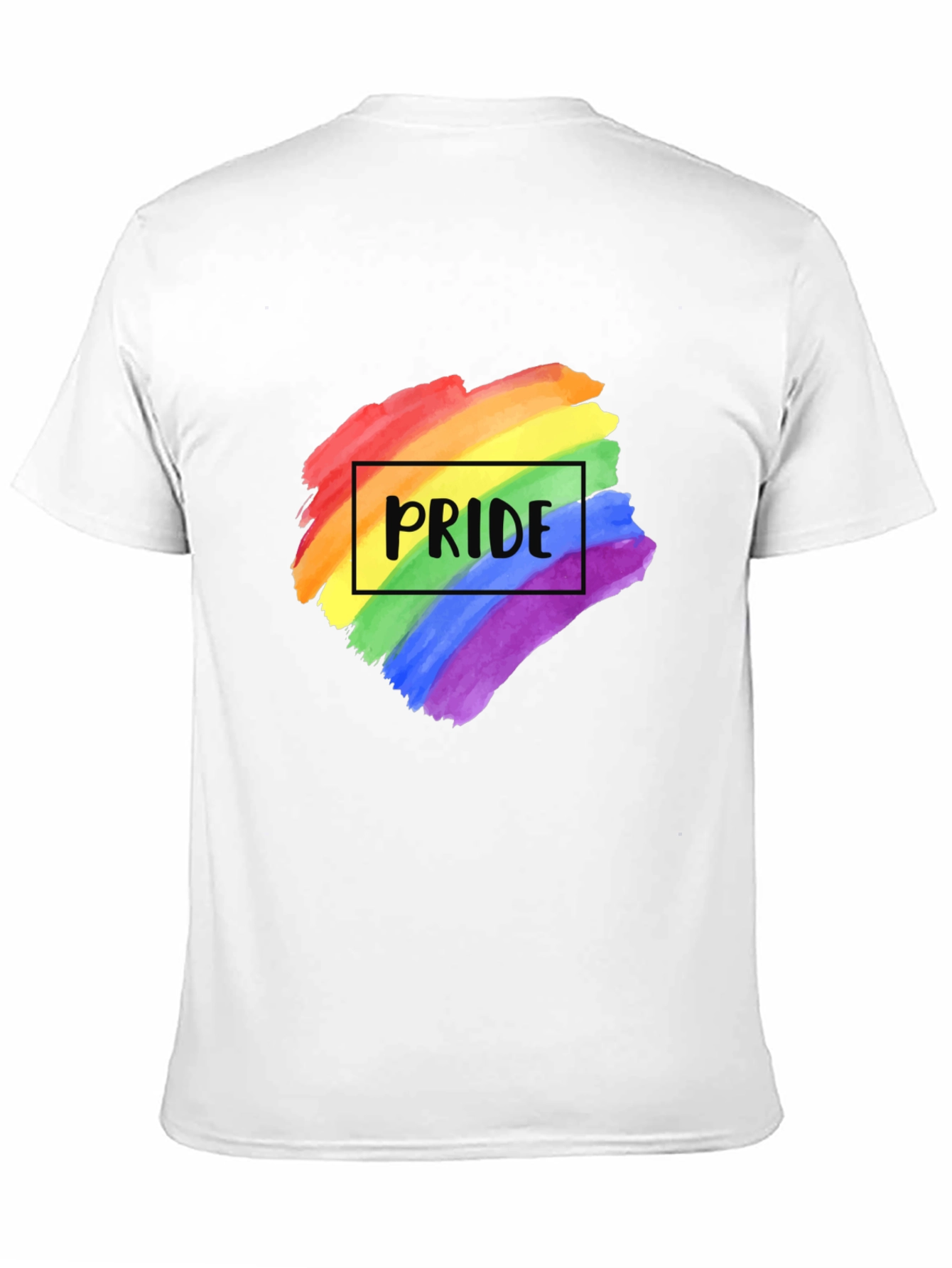 Pride Rainbow T-Shirt - Black LGBTQ+ Tee