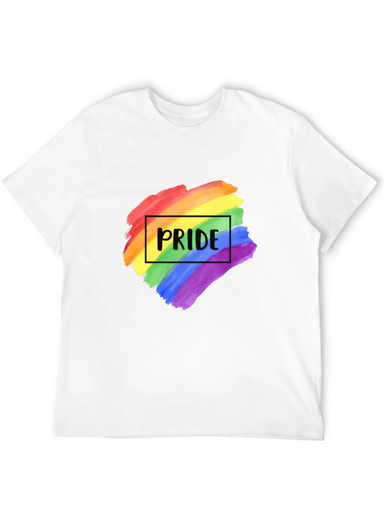 Pride Rainbow T-Shirt - Black LGBTQ+ Tee