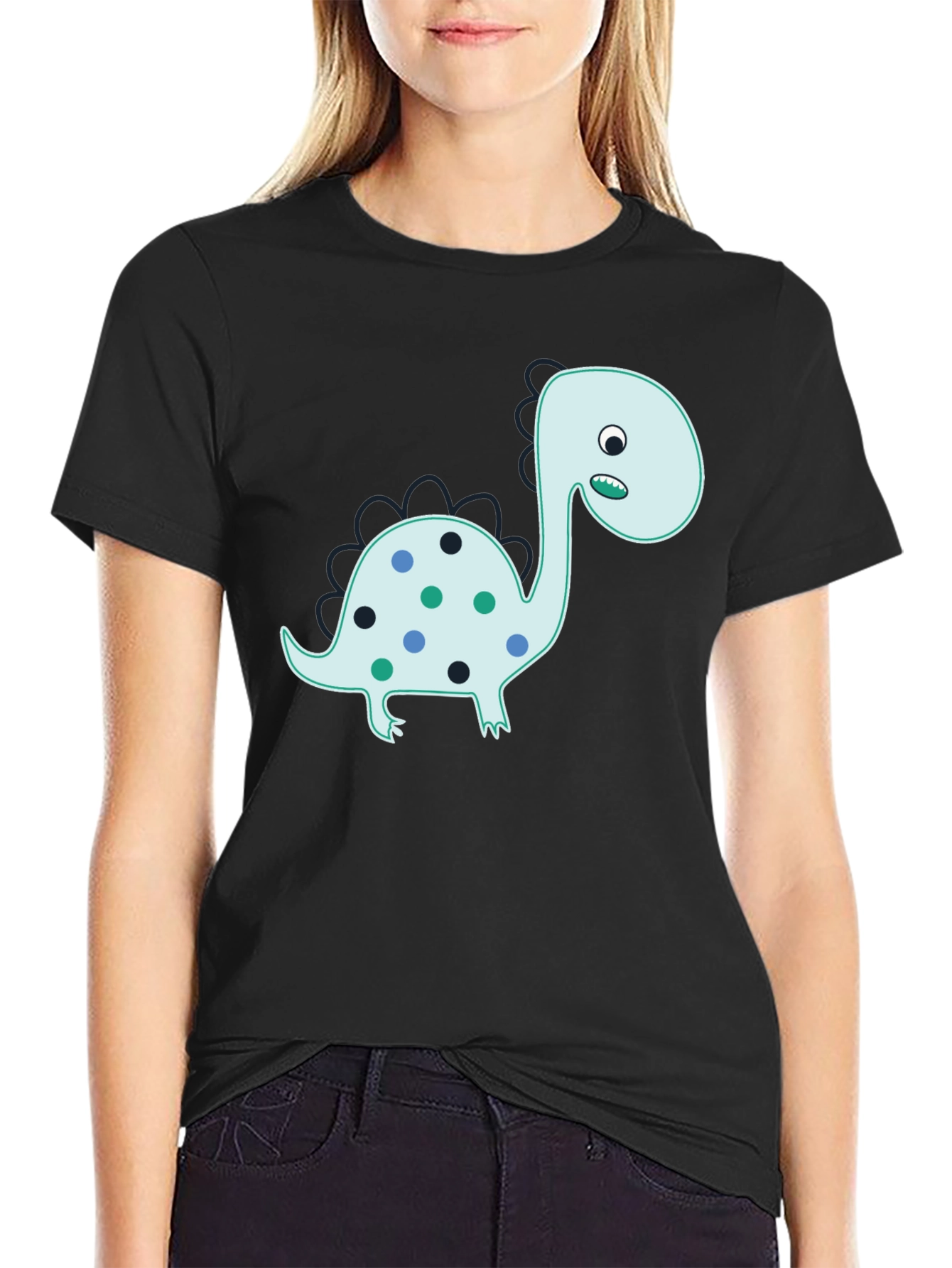 Dino Graphic T-Shirt - Fun & Stylish Black Tee