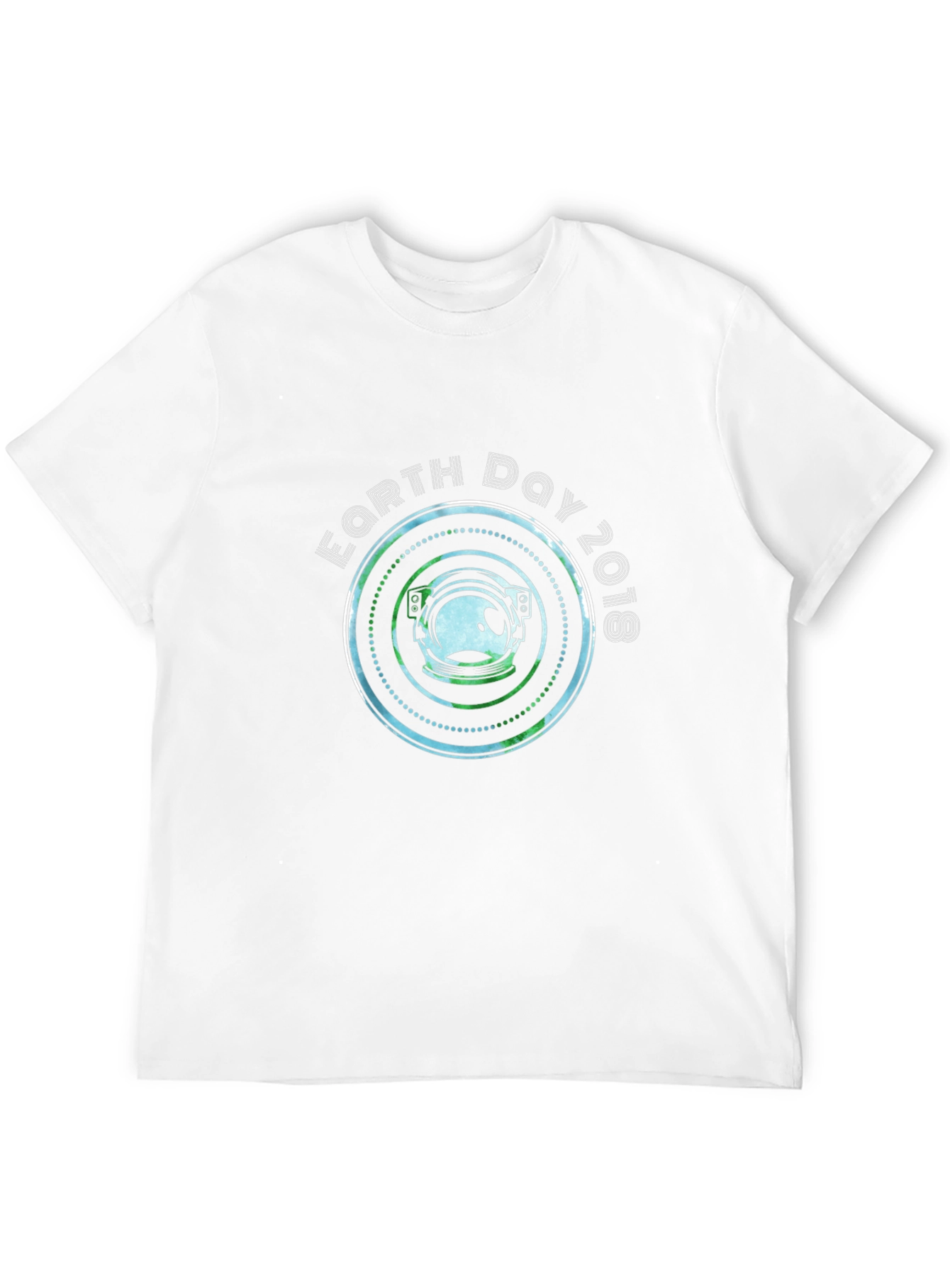 Earth Day 2018 Space Helmet Graphic T-Shirt