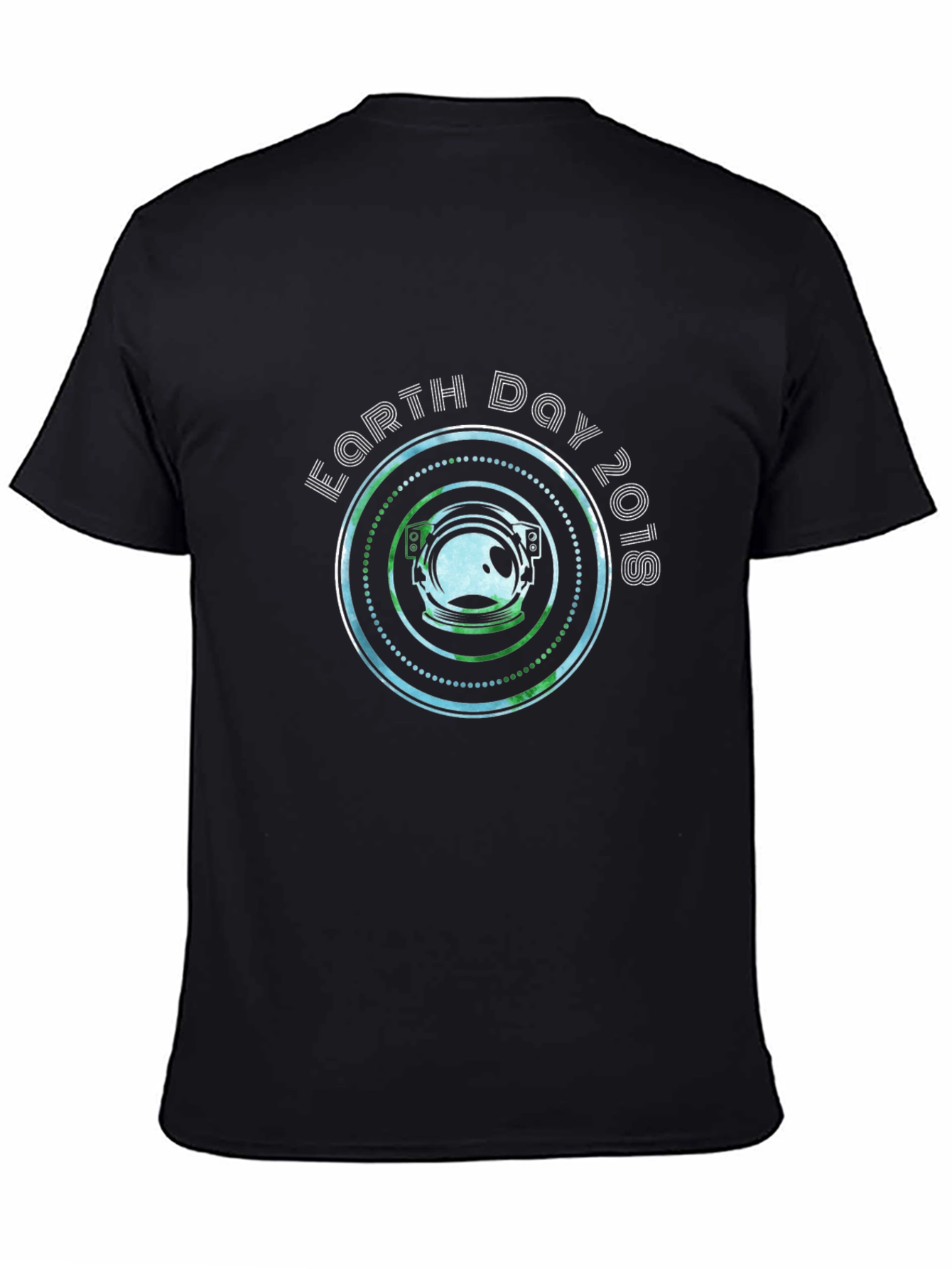 Earth Day 2018 Space Helmet Graphic T-Shirt