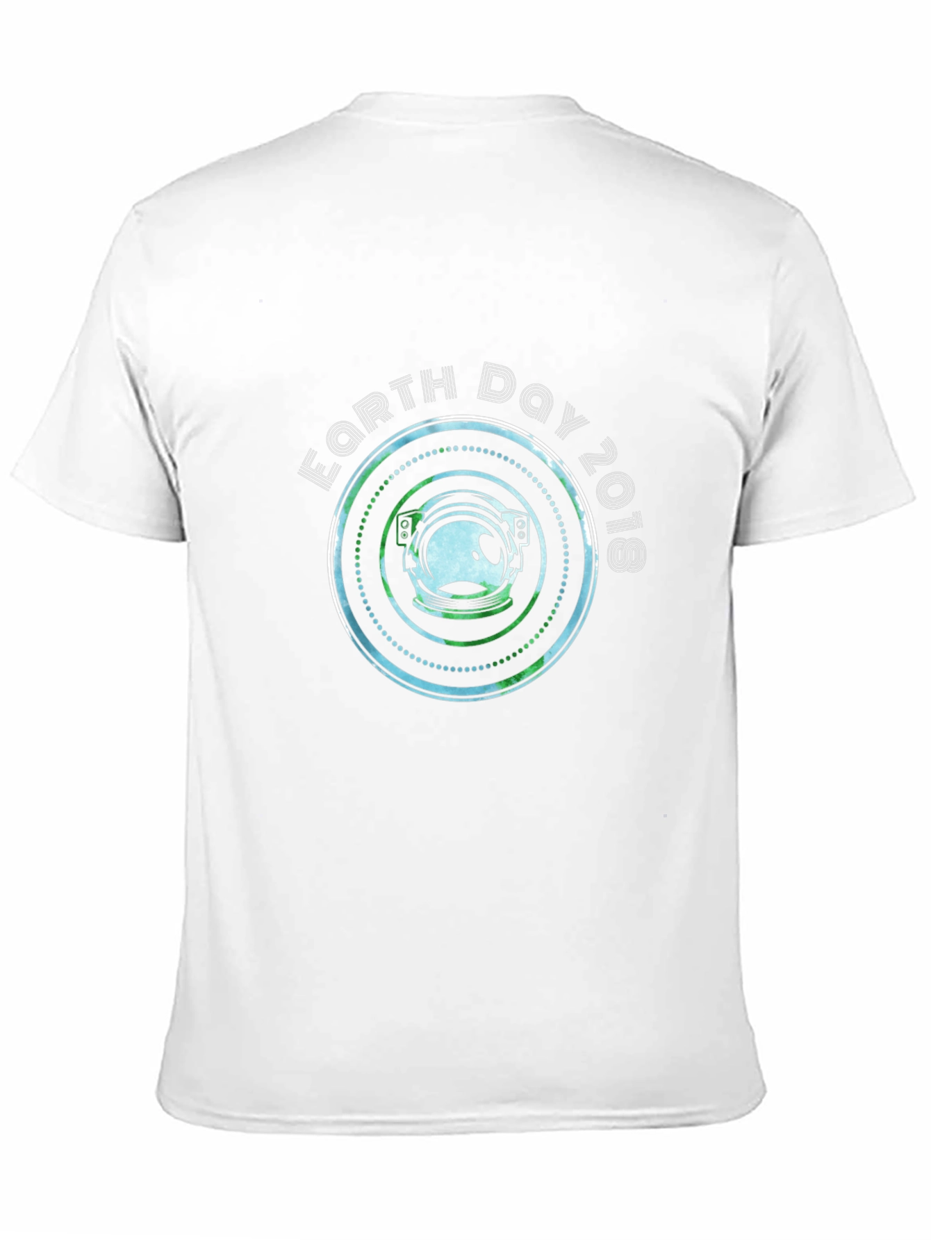 Earth Day 2018 Space Helmet Graphic T-Shirt