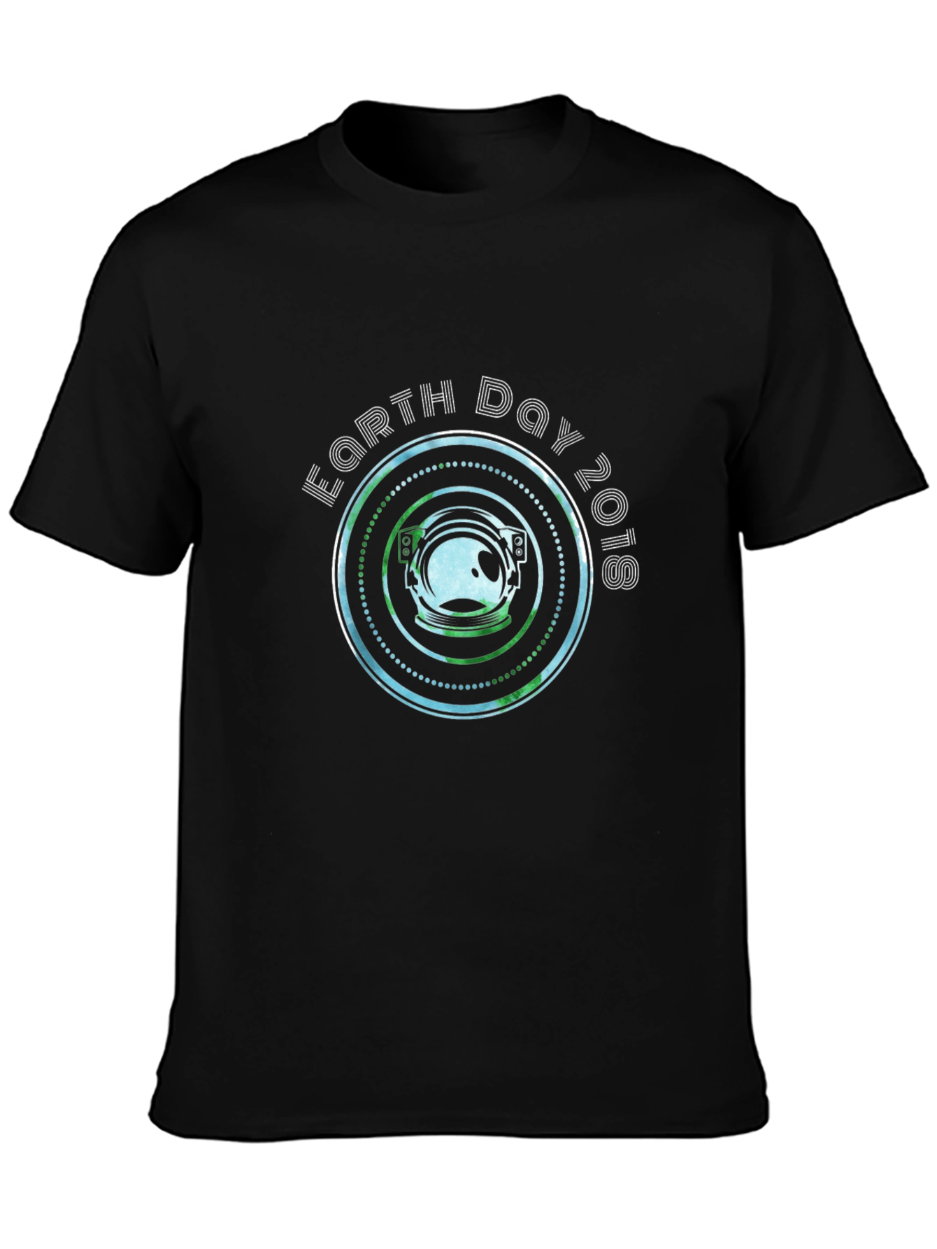 Earth Day 2018 Space Helmet Graphic T-Shirt