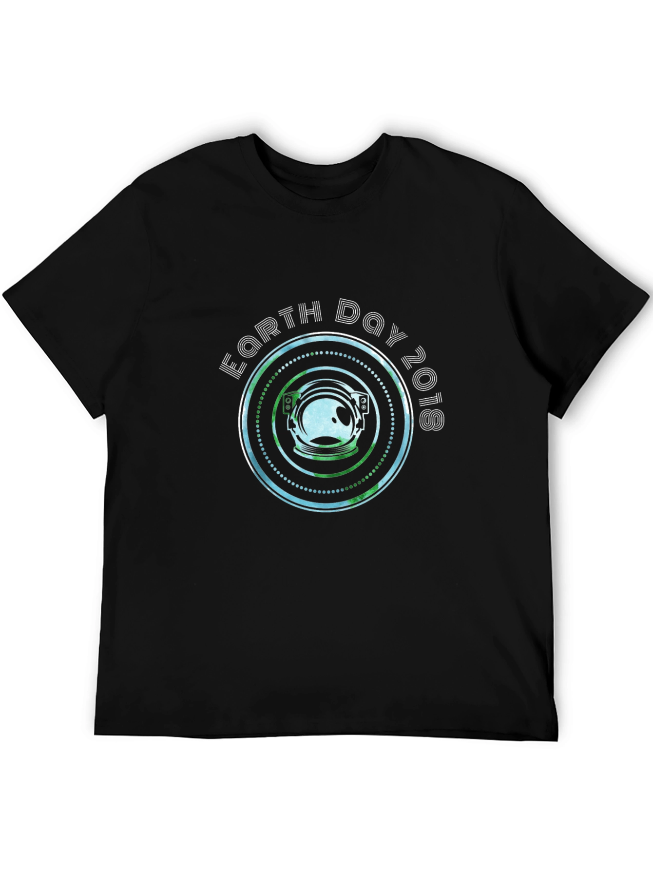 Earth Day 2018 Space Helmet Graphic T-Shirt
