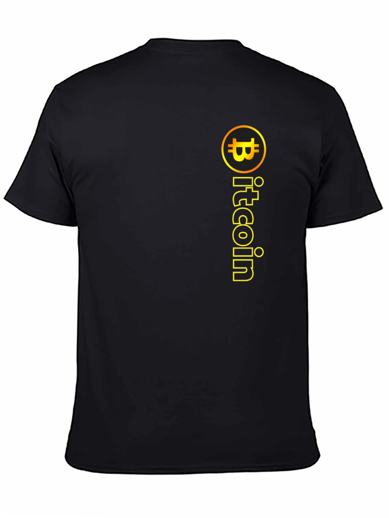 Bitcoin Logo Graphic T-Shirt - Cryptocurrency Fashion