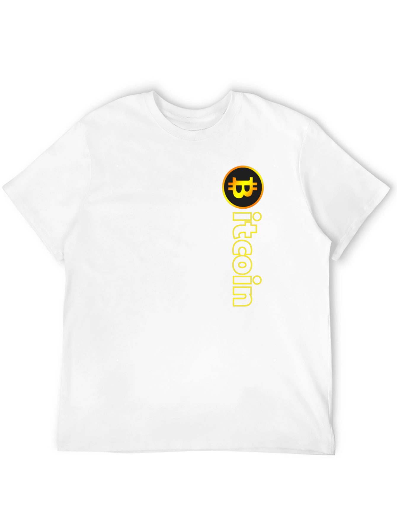 Bitcoin Logo Graphic T-Shirt - Cryptocurrency Fashion
