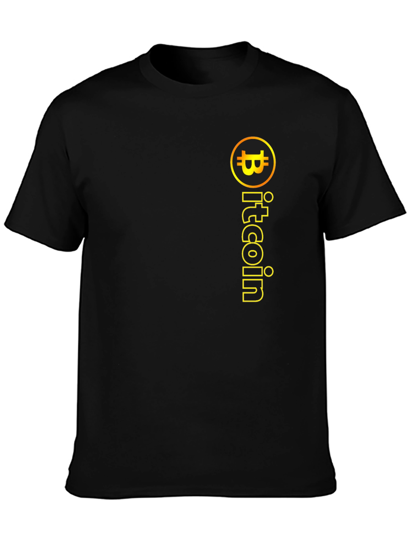 Bitcoin Logo Graphic T-Shirt - Cryptocurrency Fashion