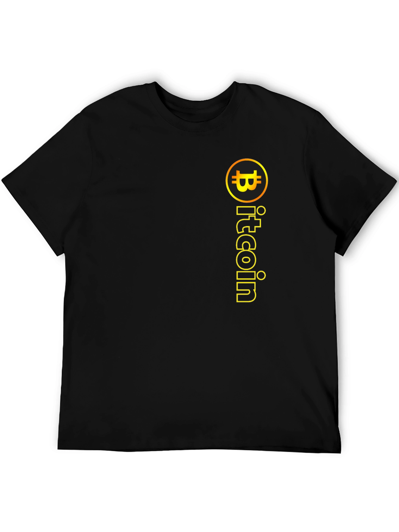 Bitcoin Logo Graphic T-Shirt - Cryptocurrency Fashion