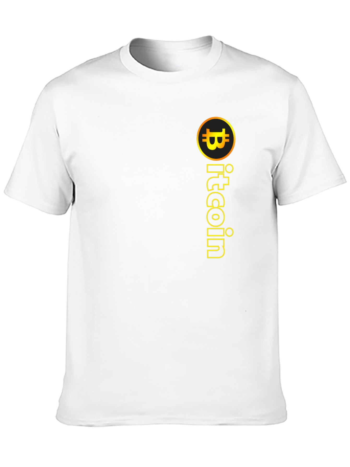 Bitcoin Logo Graphic T-Shirt - Cryptocurrency Fashion