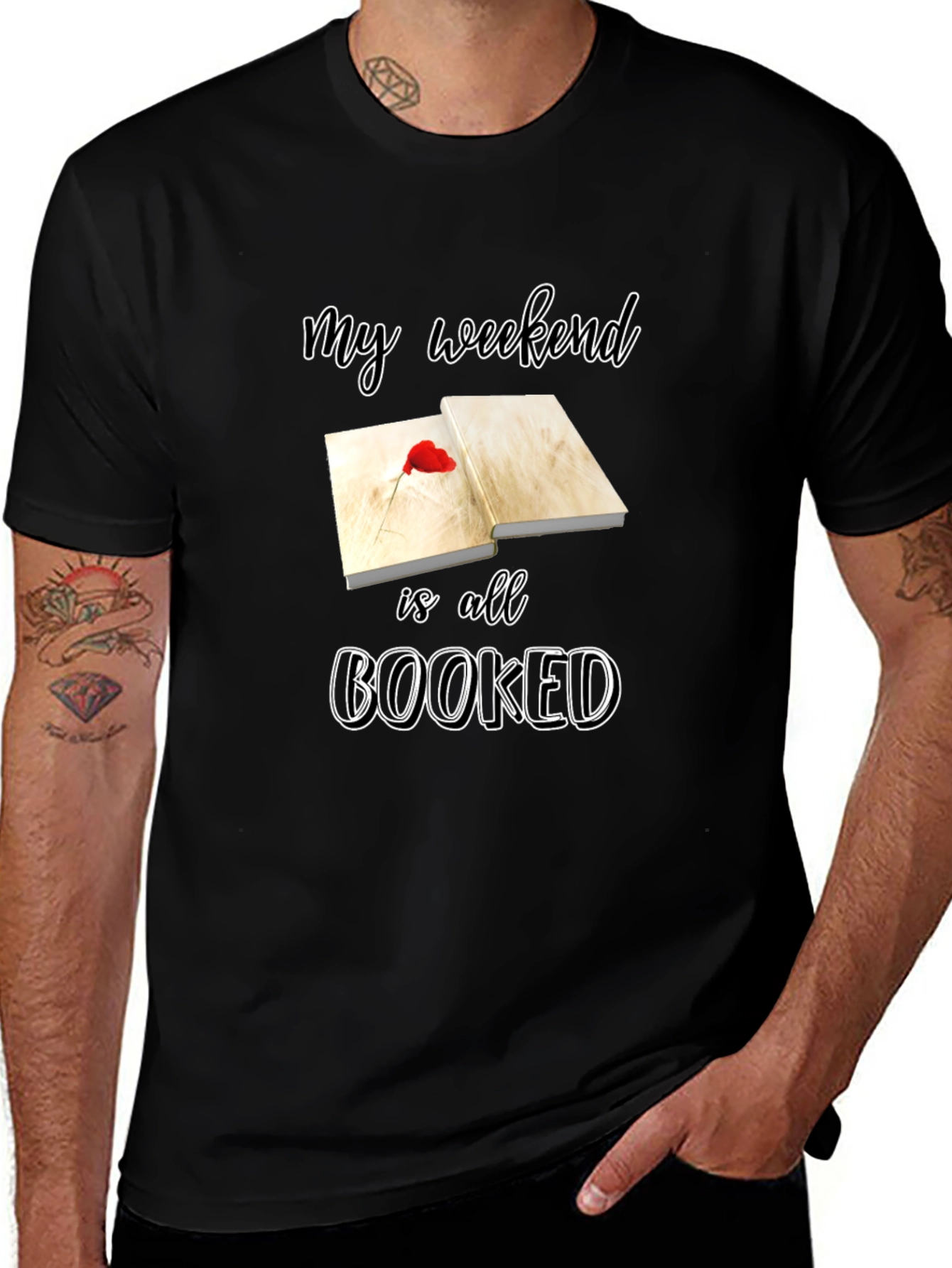 Weekend Booked T-Shirt - Reading Lover Apparel