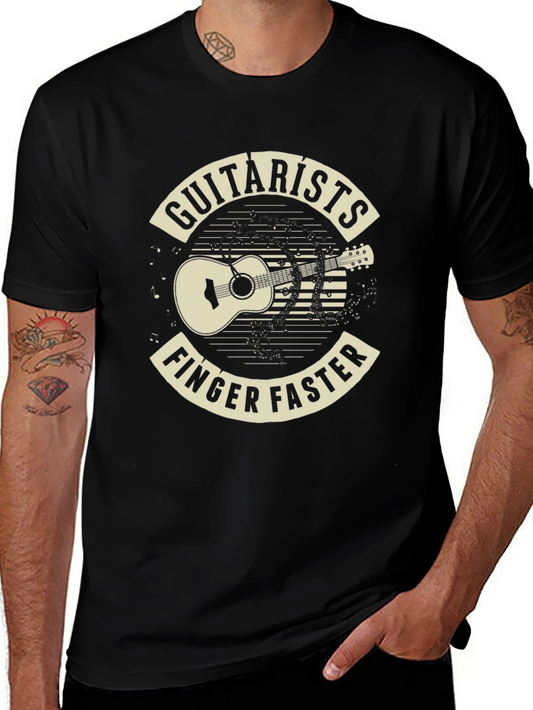 Guitarist Finger Faster Graphic T-Shirt