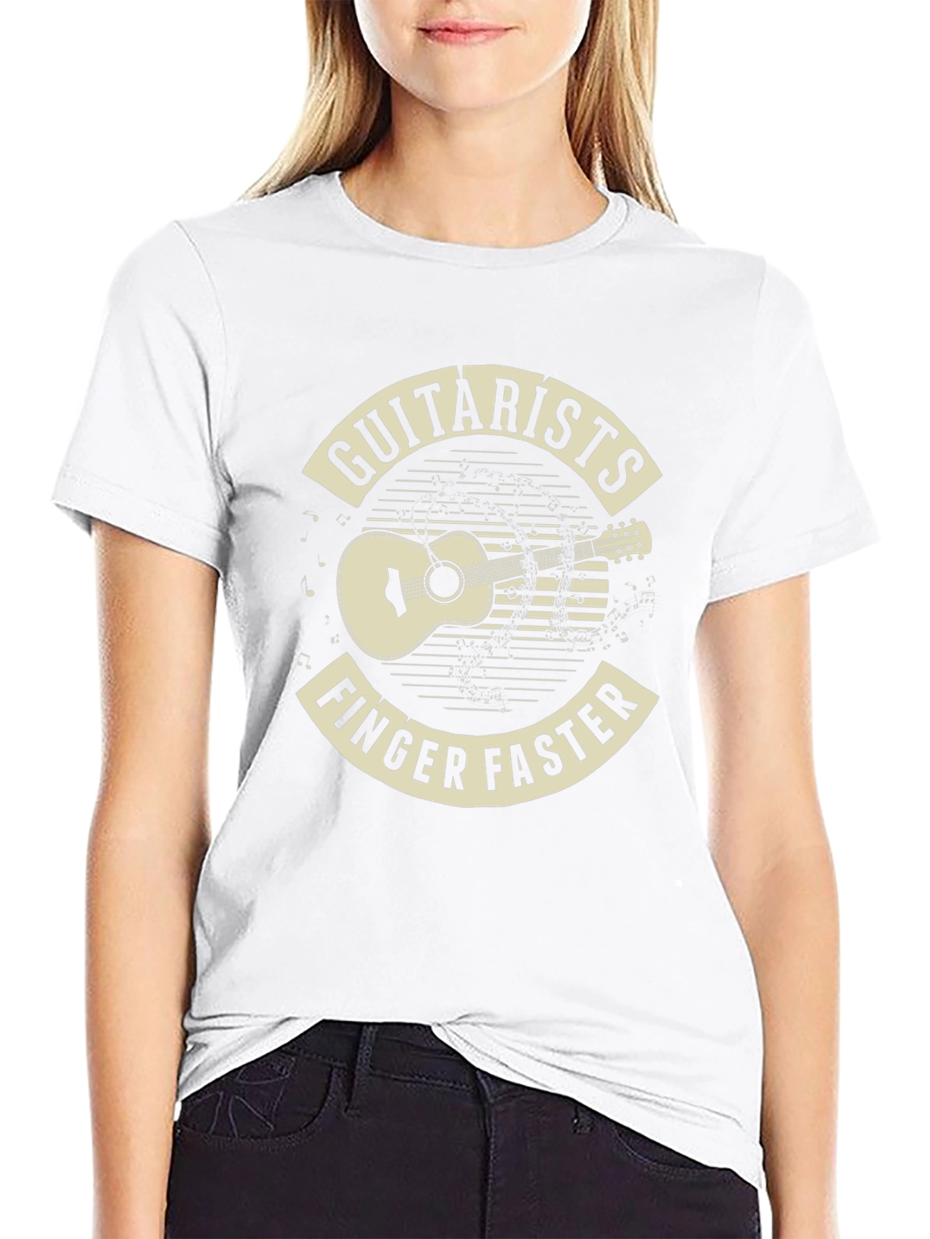 Guitarist Finger Faster Graphic T-Shirt