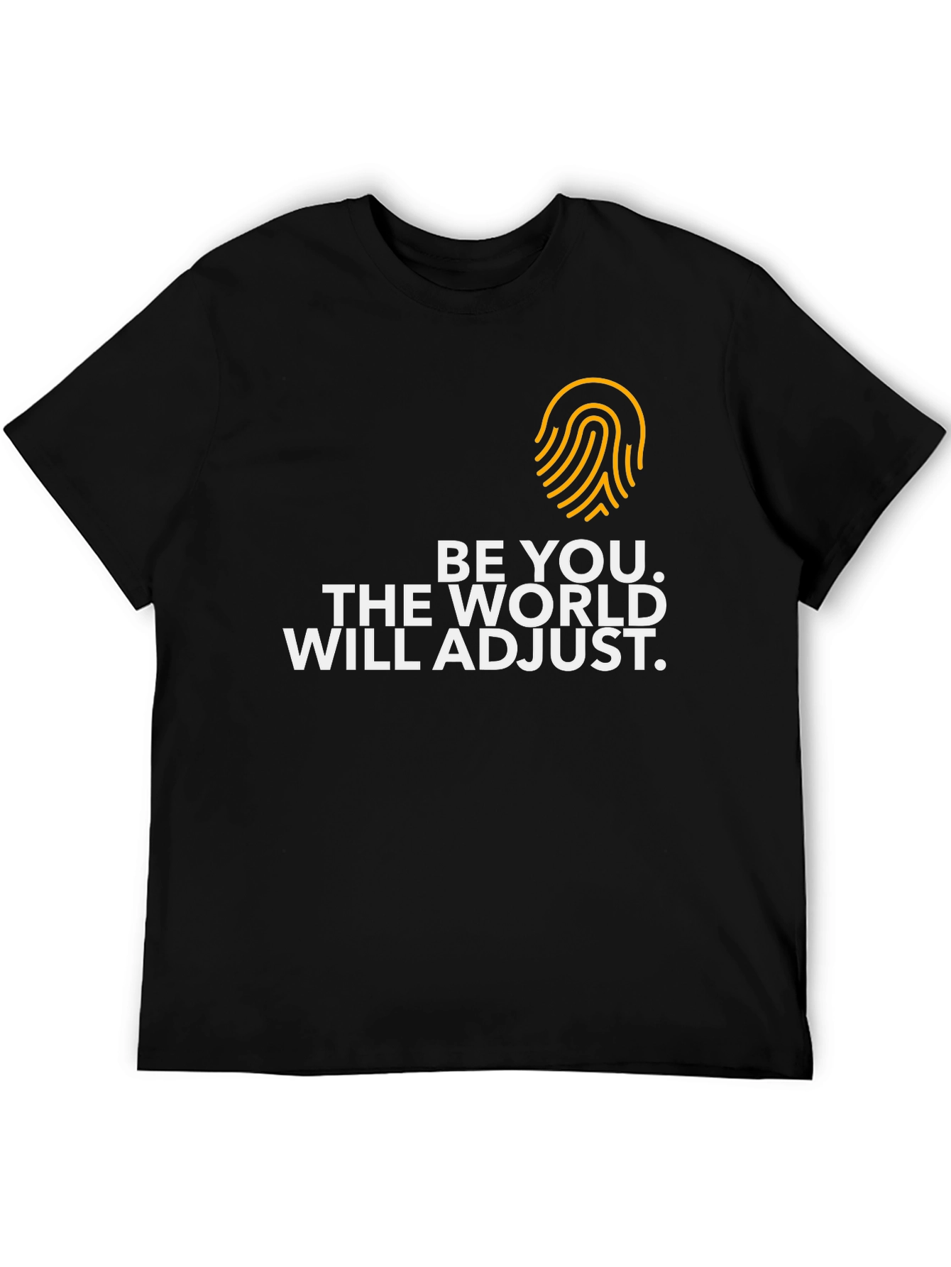 Be You Graphic Tee - Motivational Black T-Shirt