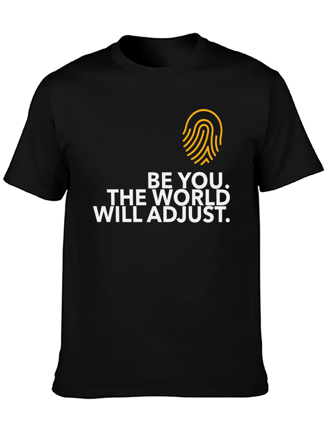 Be You Graphic Tee - Motivational Black T-Shirt