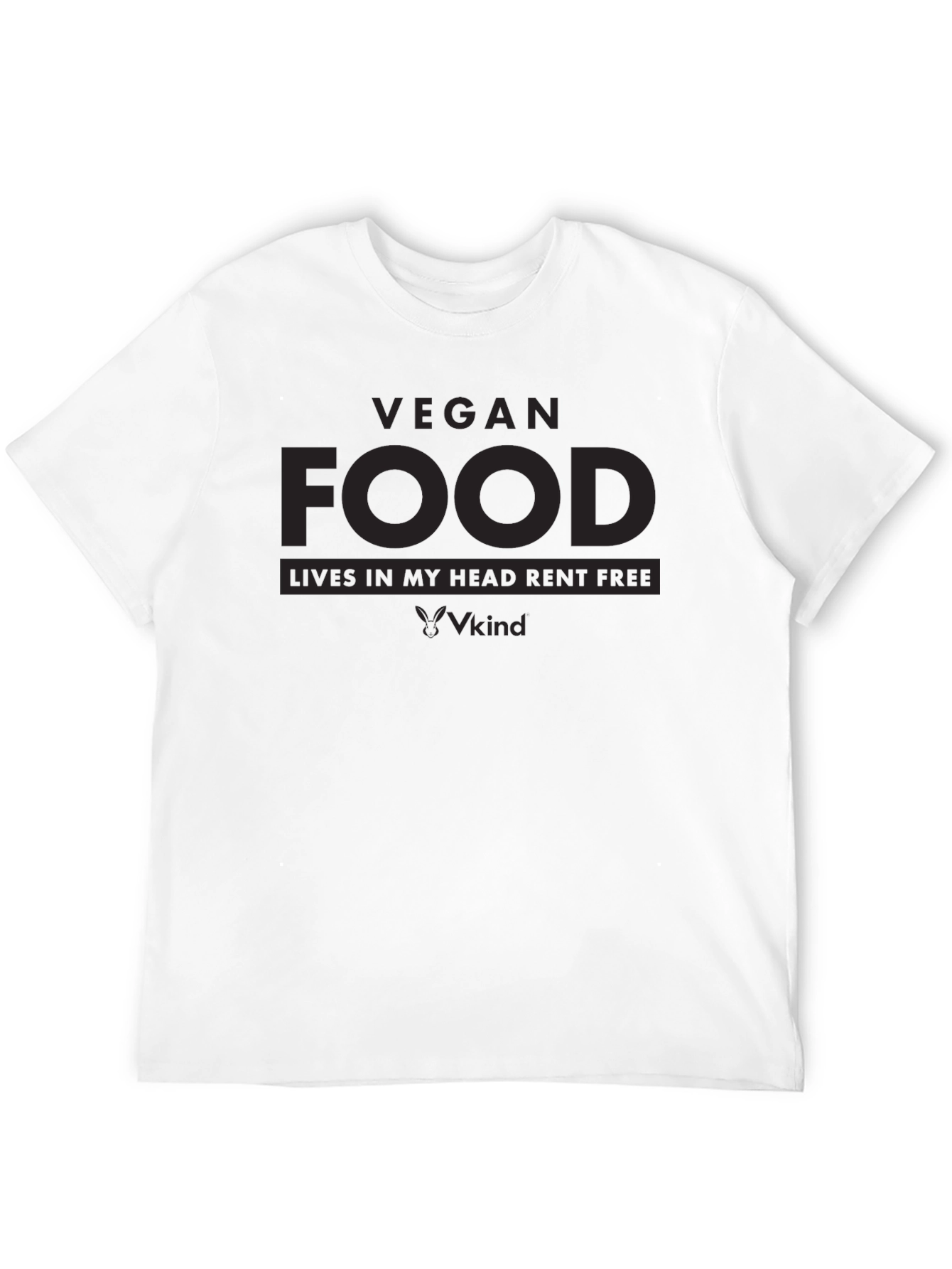 Vegan Food T-Shirt - Lives Rent Free