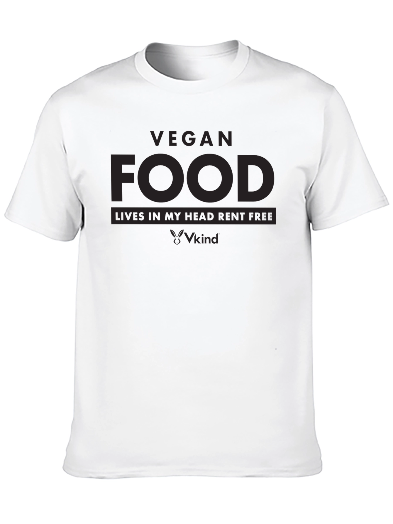 Vegan Food T-Shirt - Lives Rent Free