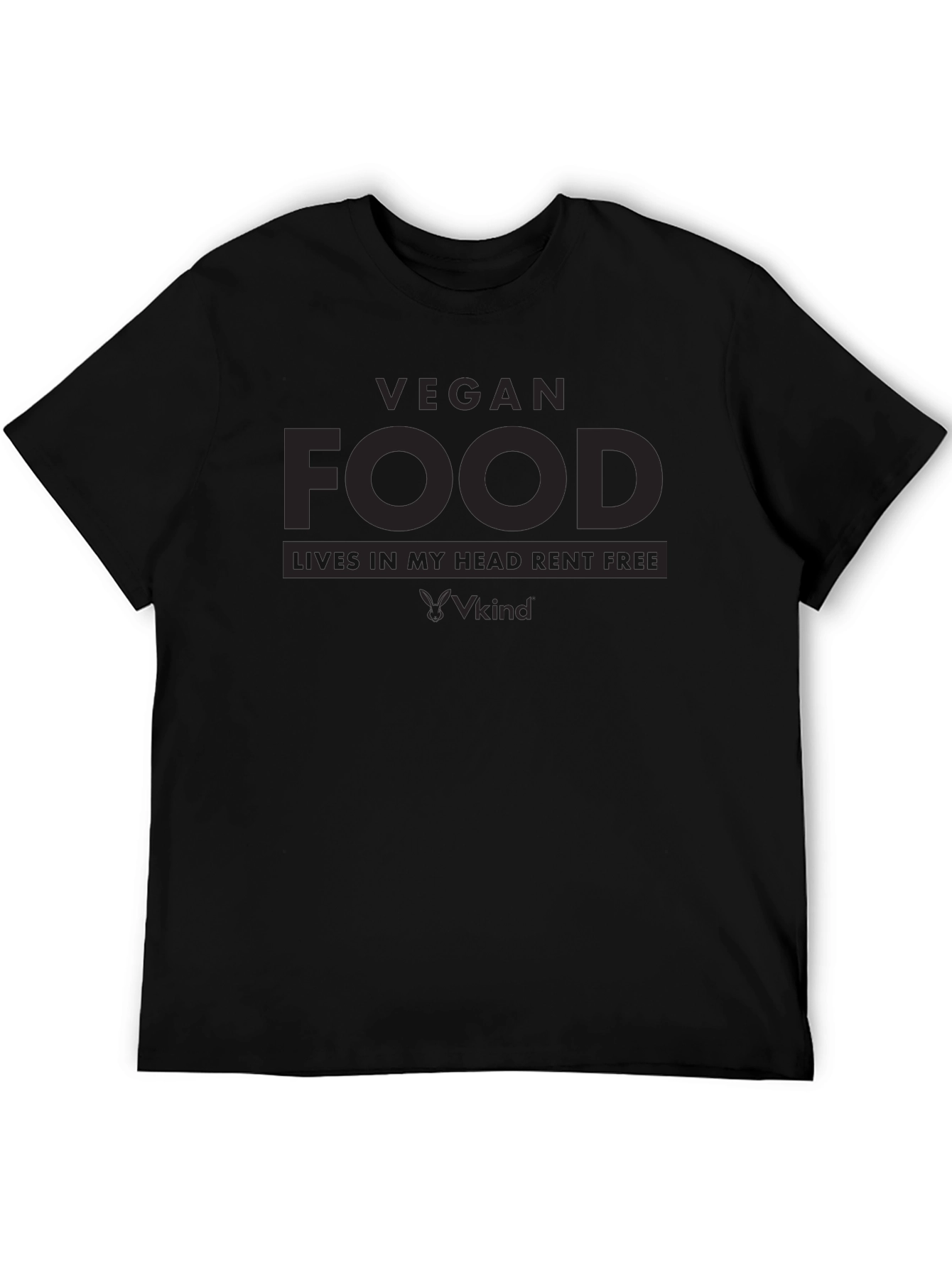 Vegan Food T-Shirt - Lives Rent Free